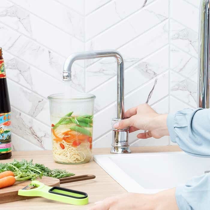 Quooker Classic Nordic Square single tap in Chrom