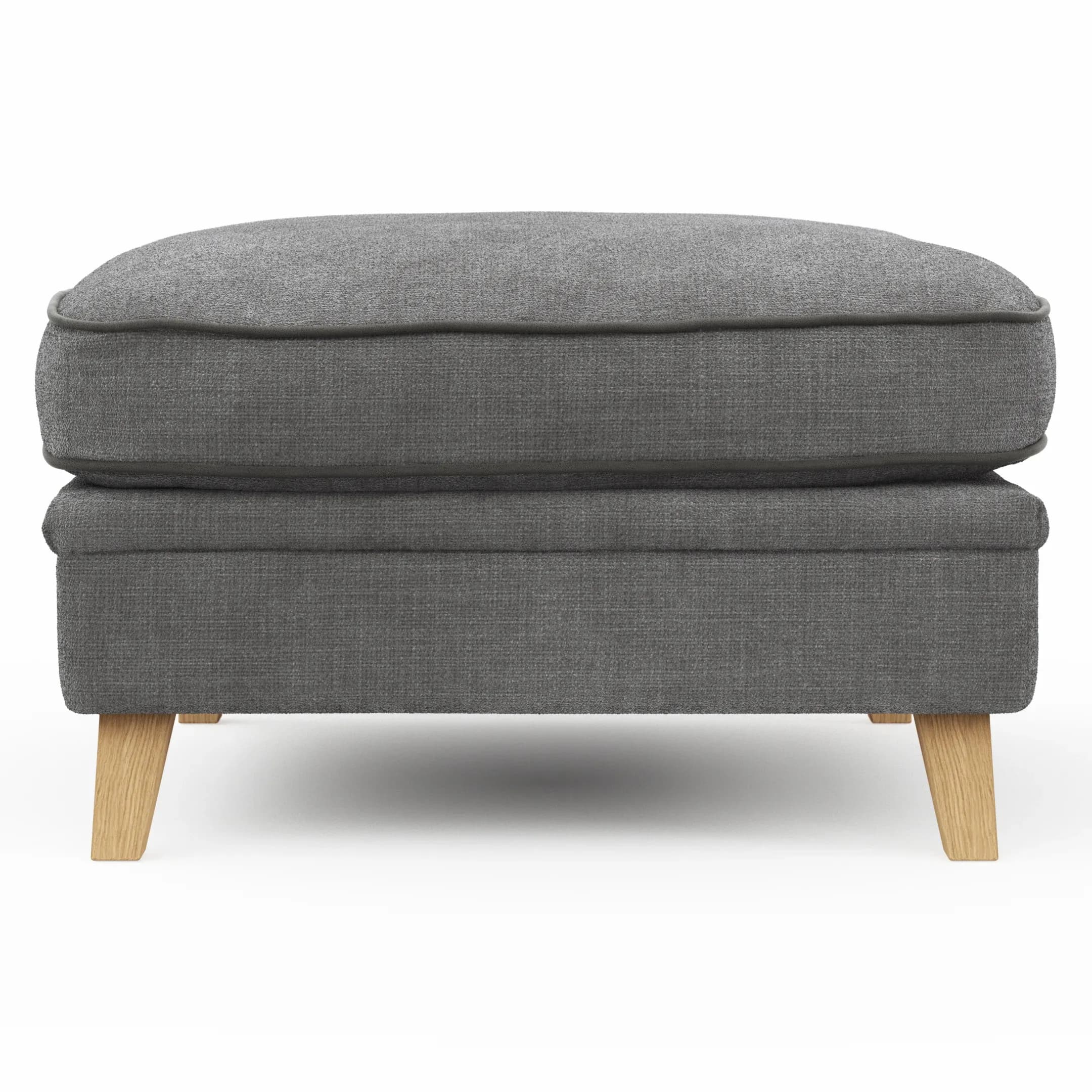 Hocker Mapleton - Stoff, Anthrazit