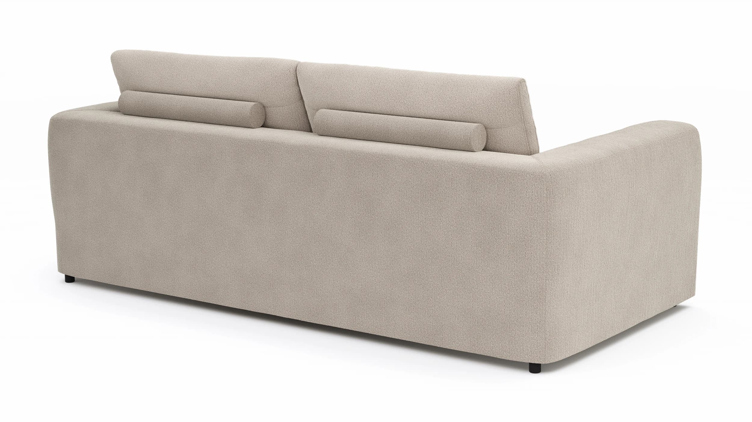 Sofa Stormy - 3-Sitzer, Stoff, Creme