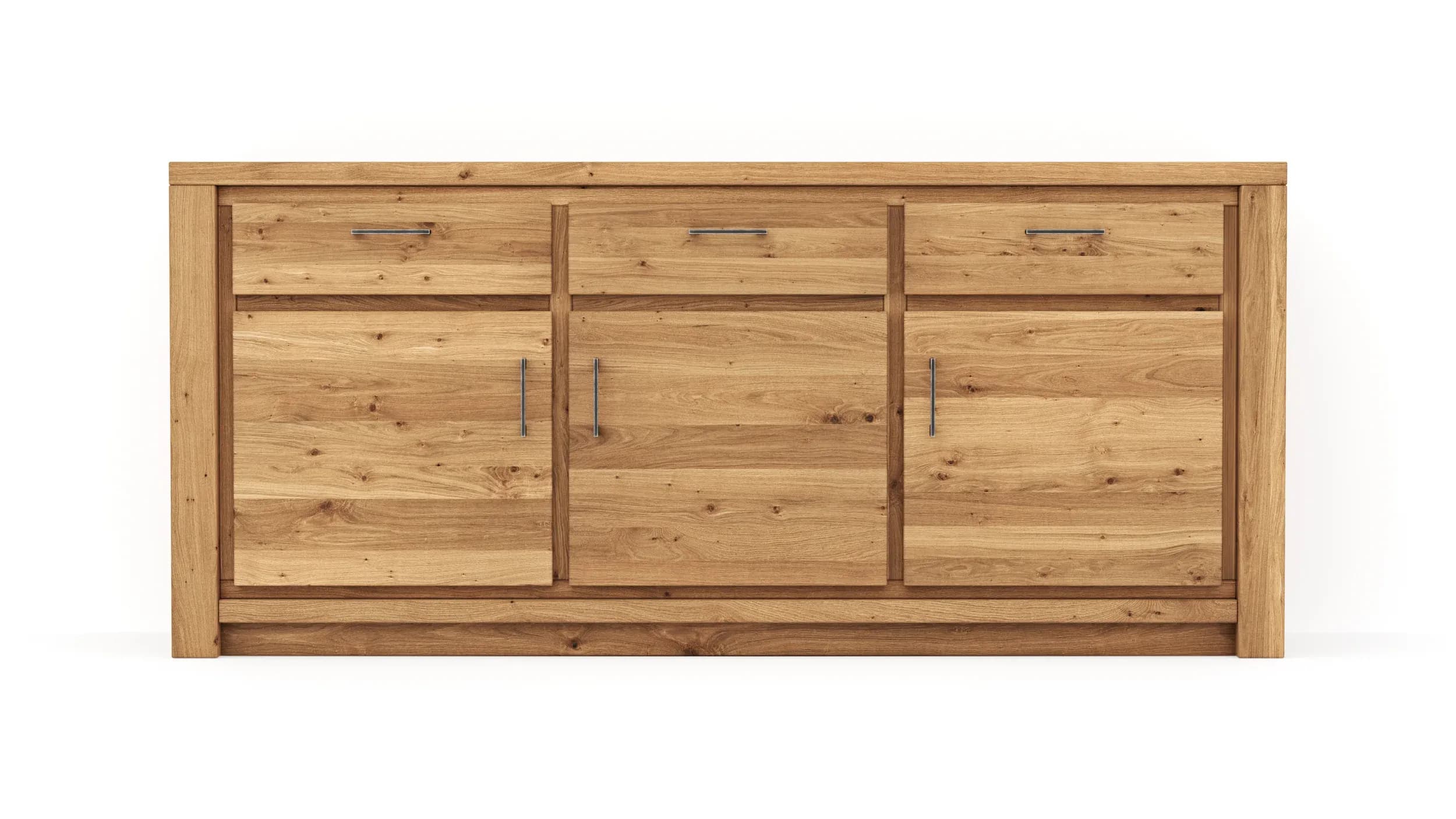 Sideboard Farmingdale - Eiche massiv, natur geölt