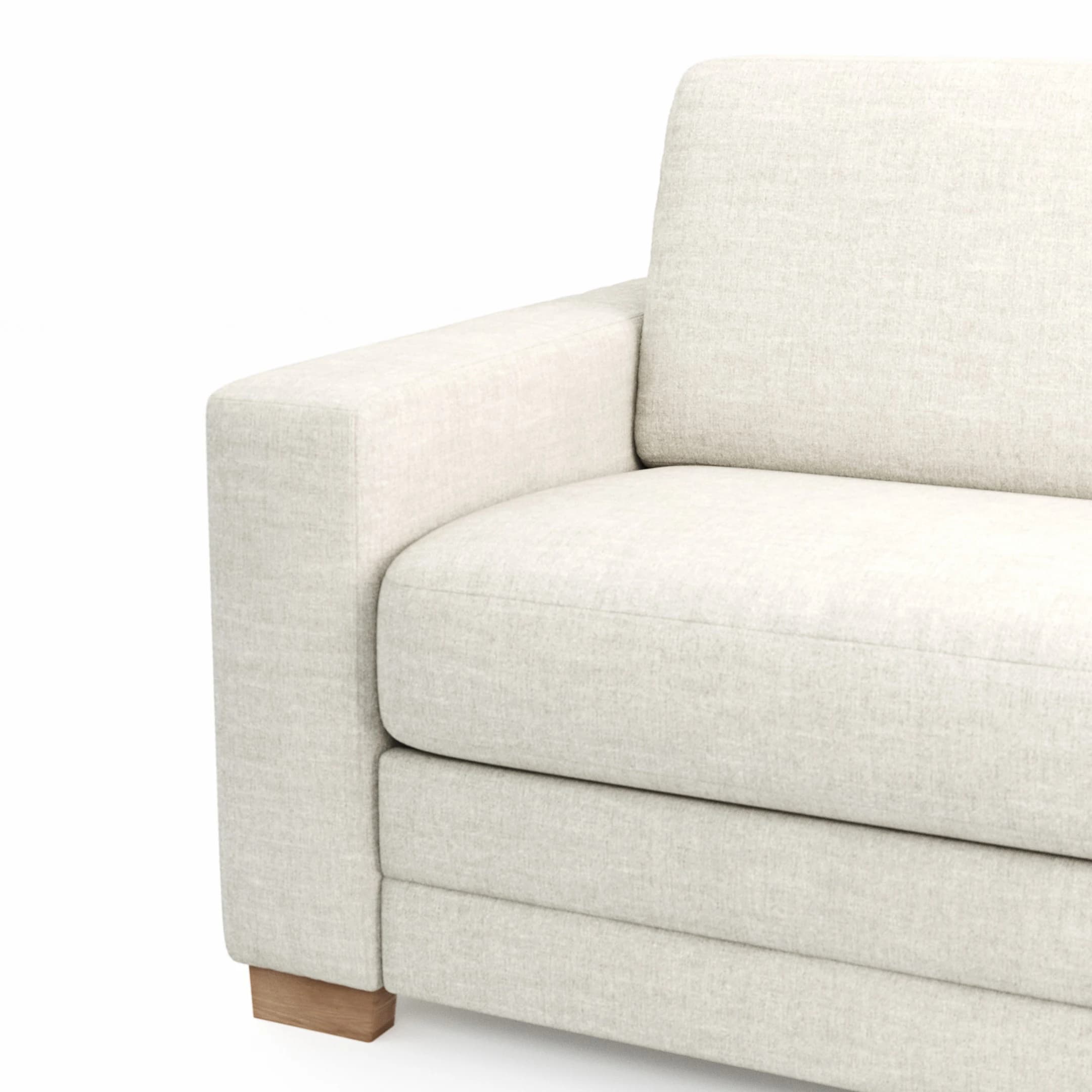 Sofa Lakeville 1 - 2-Sitzer inkl. Schlaffunktion, Stoff, Natur