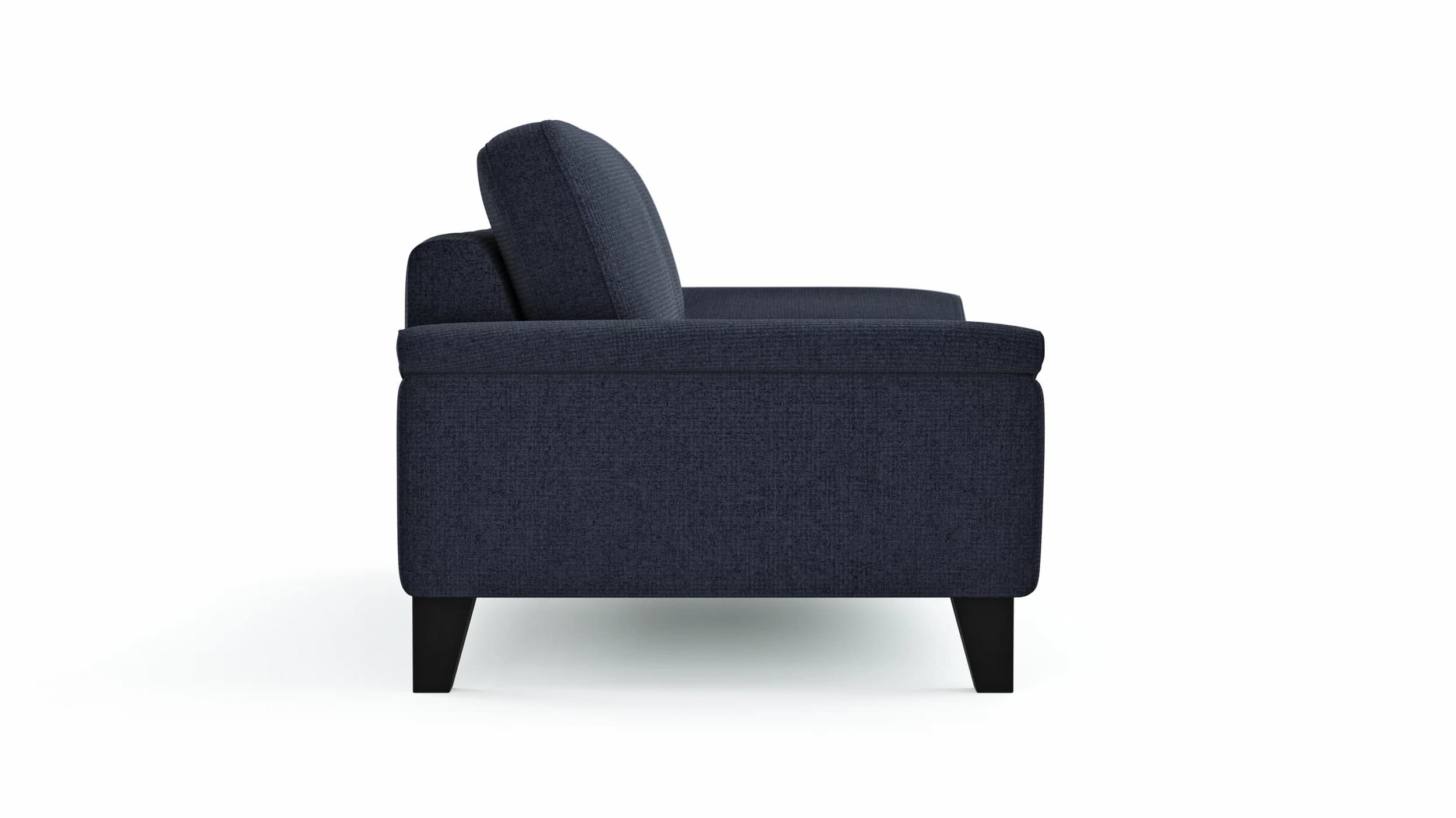 Sofa Oviedo - 2-Sitzer, Stoff, Dunkelblau