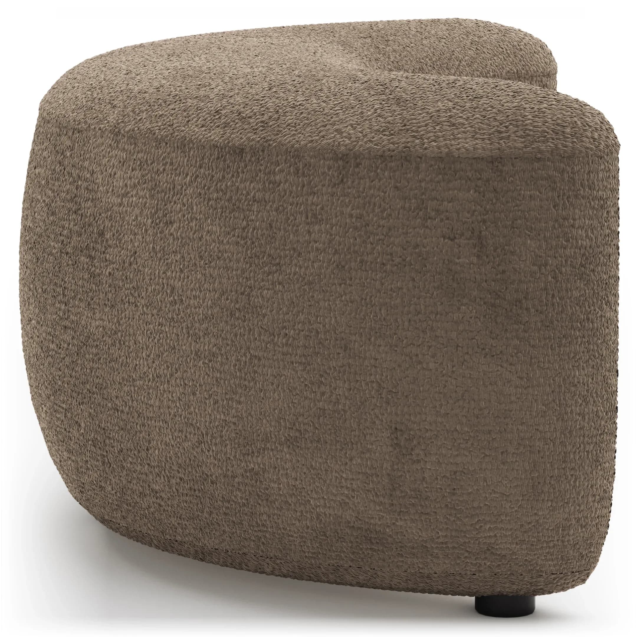 Anstellhocker Karasu - Stoff, Taupe
