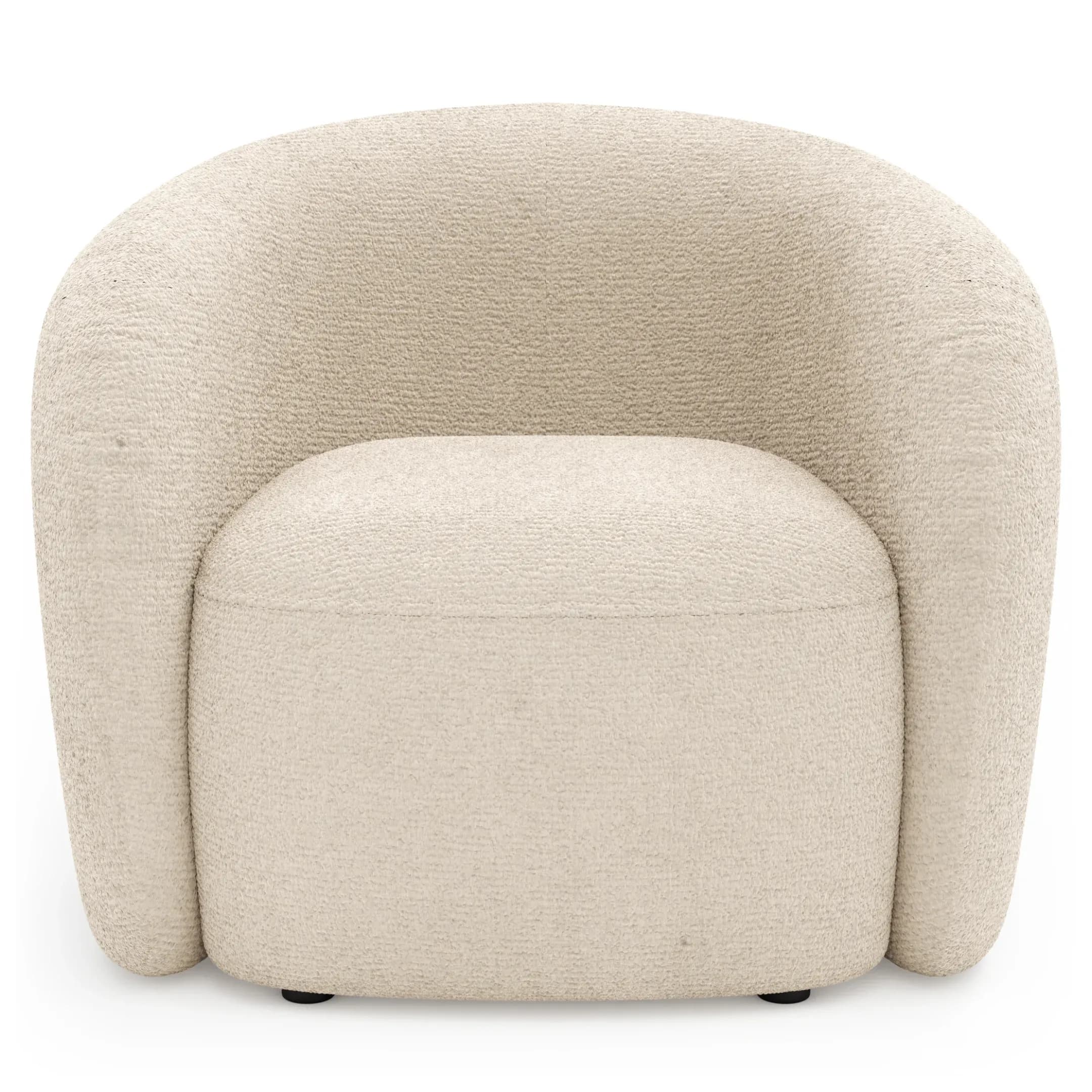 Sessel Karasu - Stoff, Natur