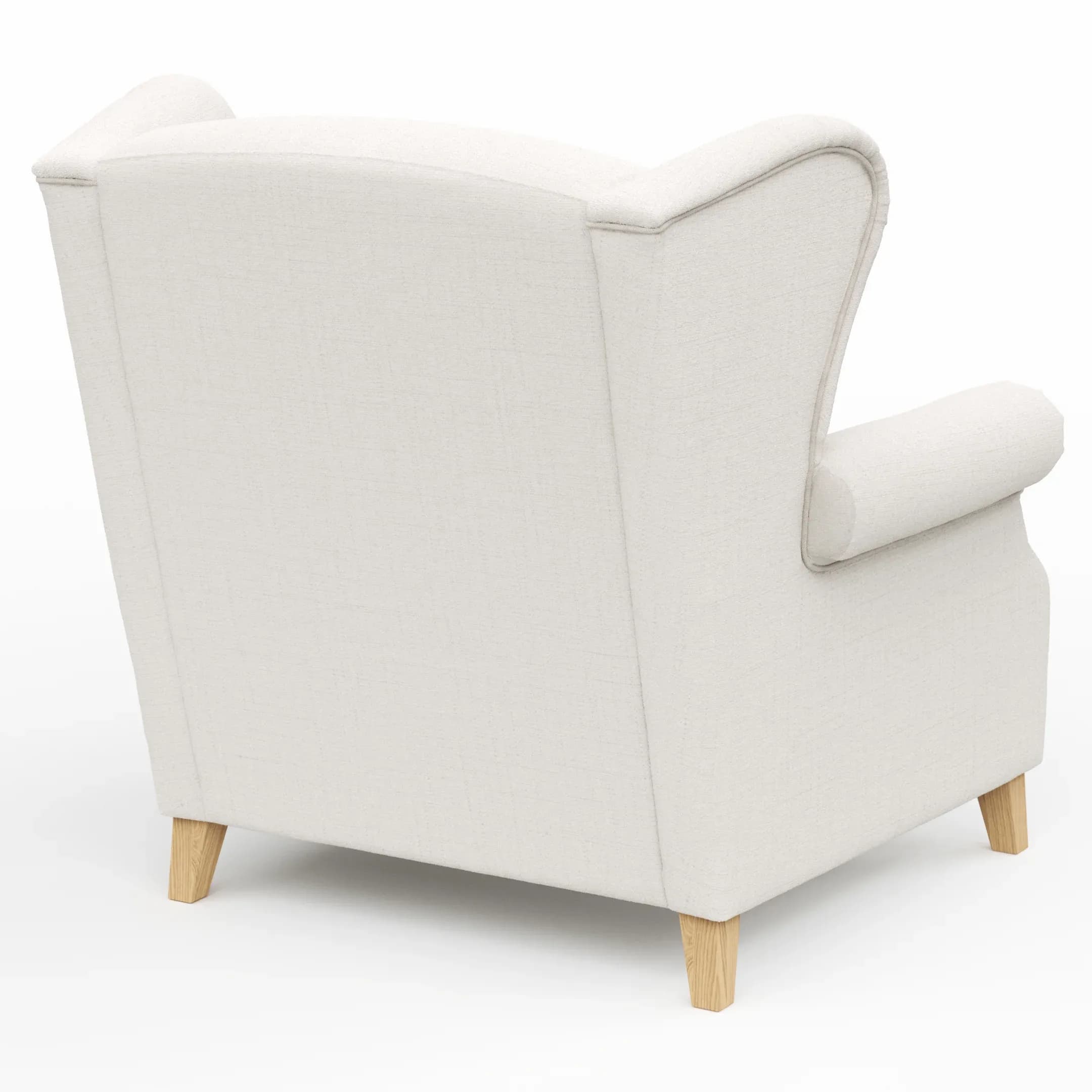 Sessel Mapleton - Stoff, Creme