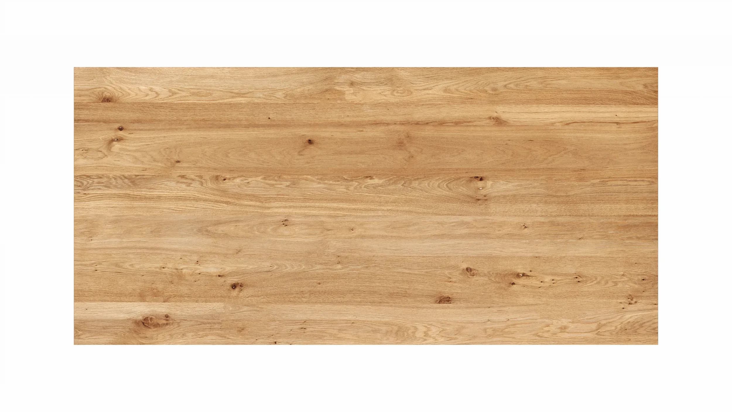 Esstisch Saratoga - ausziehbar, LB ca. 200x95 cm, Wildeiche massiv, natur geölt
