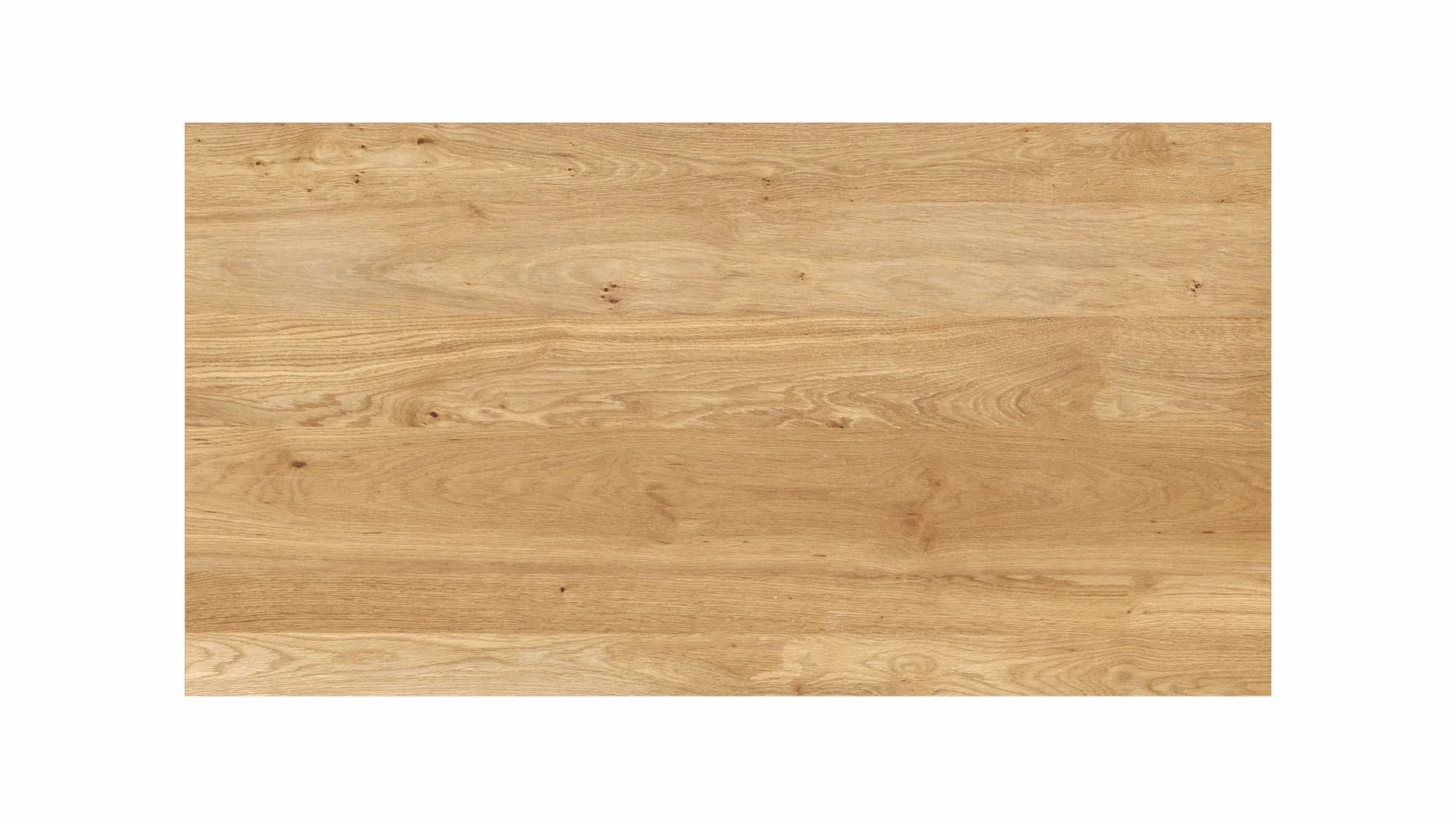 Esstisch Hillsboro - ausziehbar, LB ca. 180x95 cm, Wildeiche massiv
