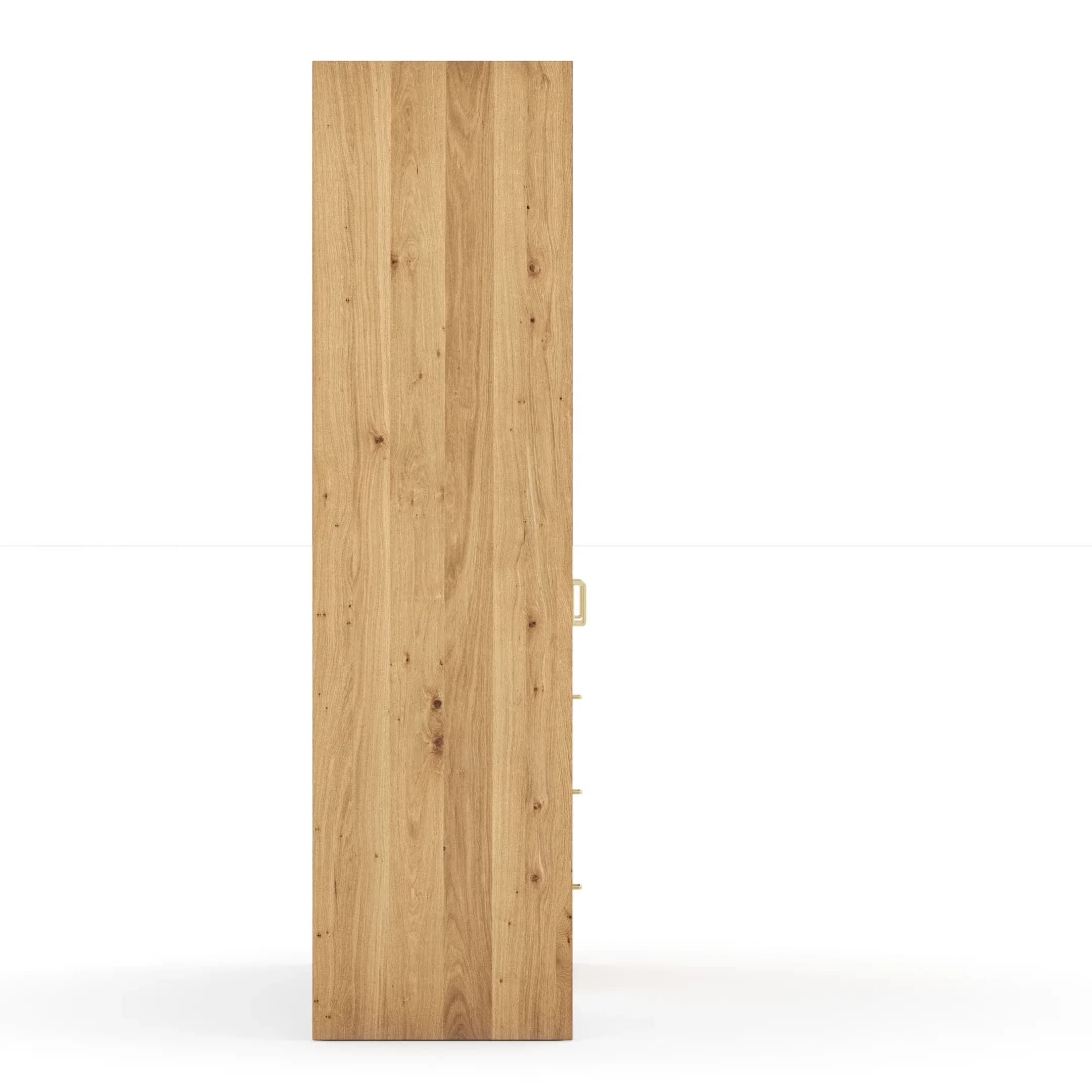 Drehtürenschrank Colorado - B. ca. 257cm, Nougat / Eiche furniert