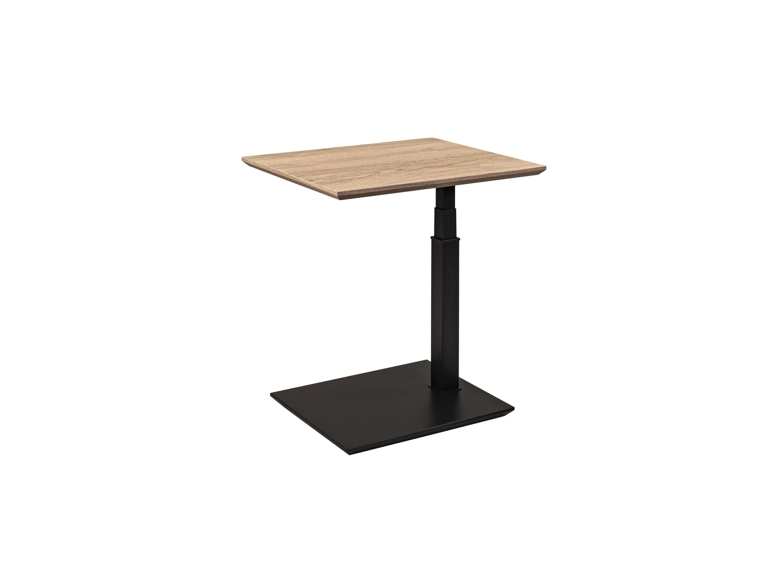 Couchtisch - höhenverstellbar, LBH. ca. 55x47x47-65 cm, Wildeiche
