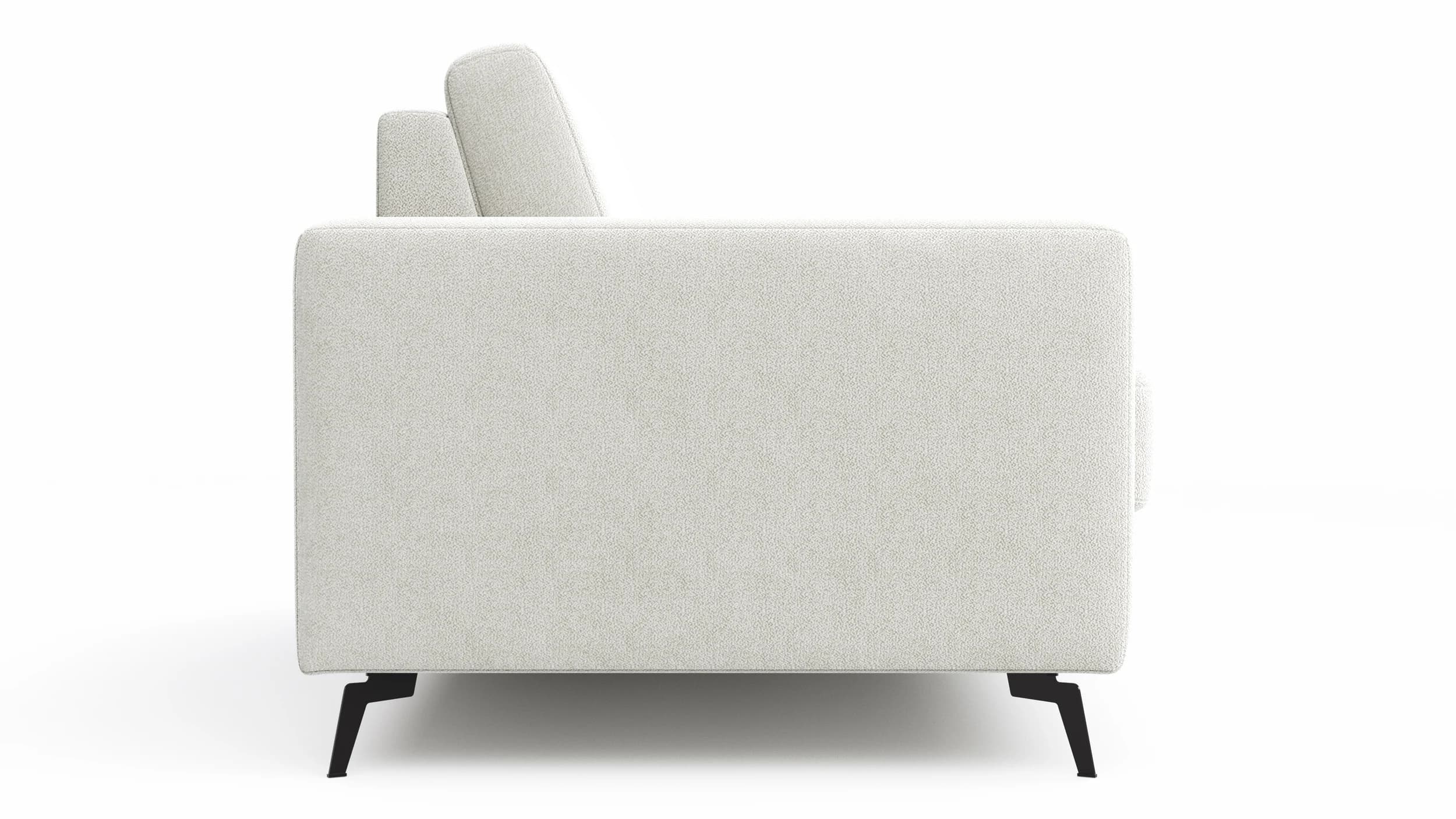 Schlafsofa Laredo - 2,5-Sitzer inkl. Schlaffunktion, Stoff, Offwhite