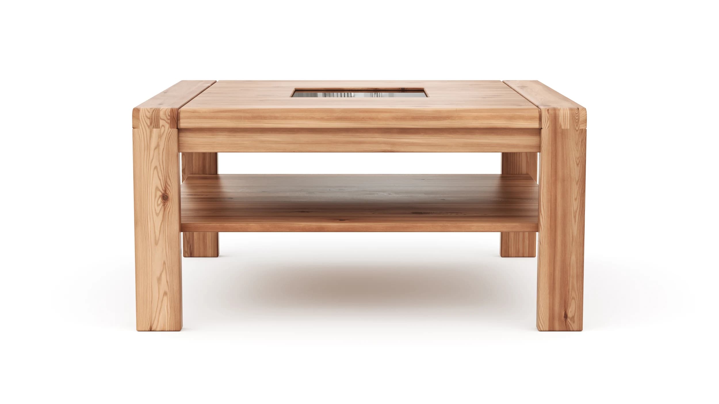 Couchtisch Cartago Soft - BHT ca. 90x45x90 cm, Astbuche massiv, natur geölt
