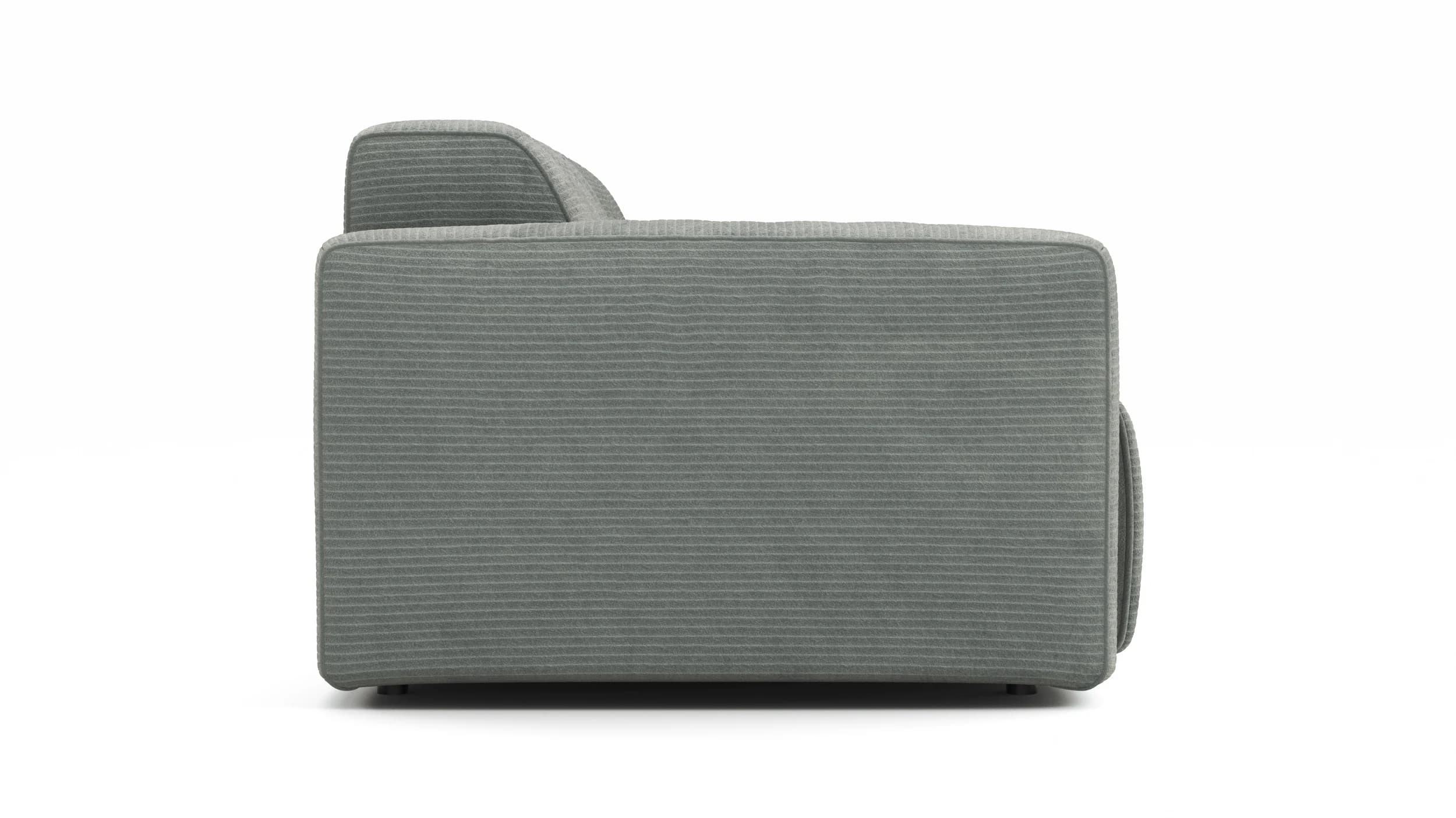 Sofa Elementos - 3-Sitzer XL, Stoff, Grau