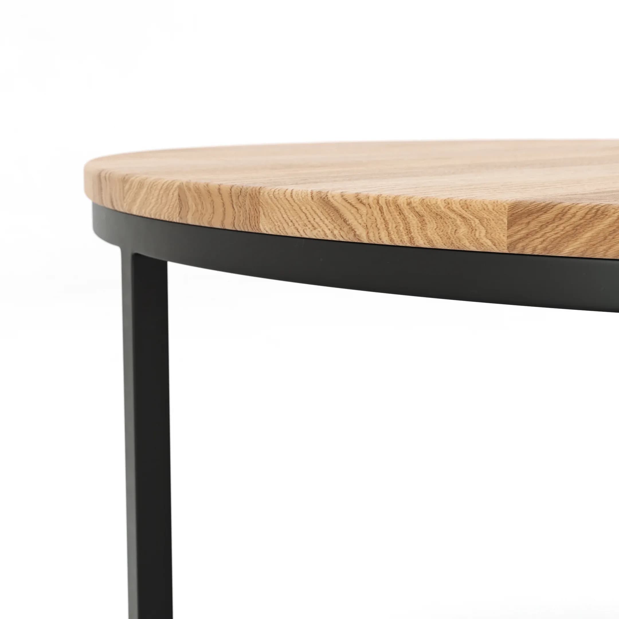 Couchtisch Albany - D ca. 85 cm, Eiche massiv