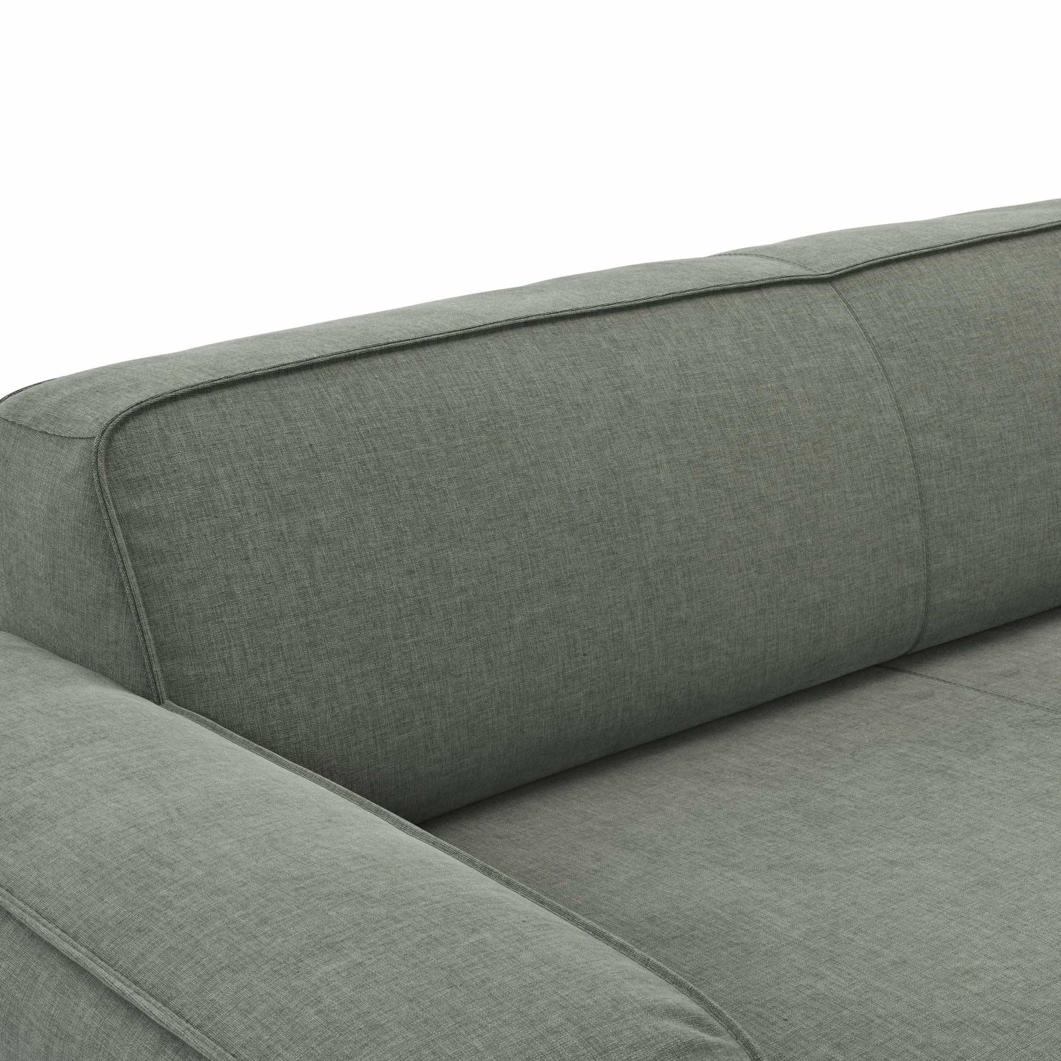 Sofa Denver - 2,5-Sitzer, inkl. Sitzvorzug (motorisch) Stoff, Grau
