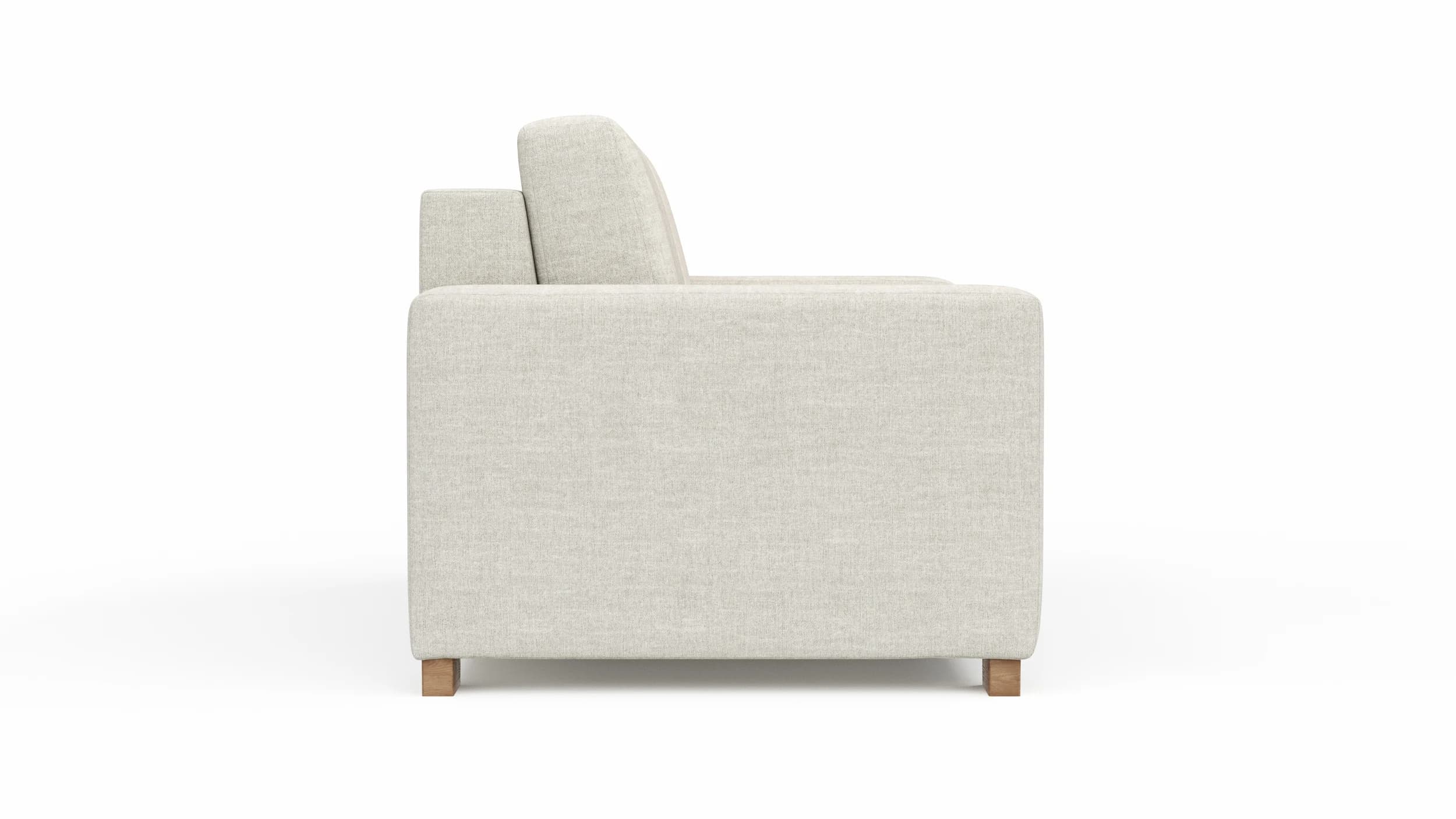 Sofa Lakeville 1 - 2-Sitzer inkl. Schlaffunktion, Stoff, Natur