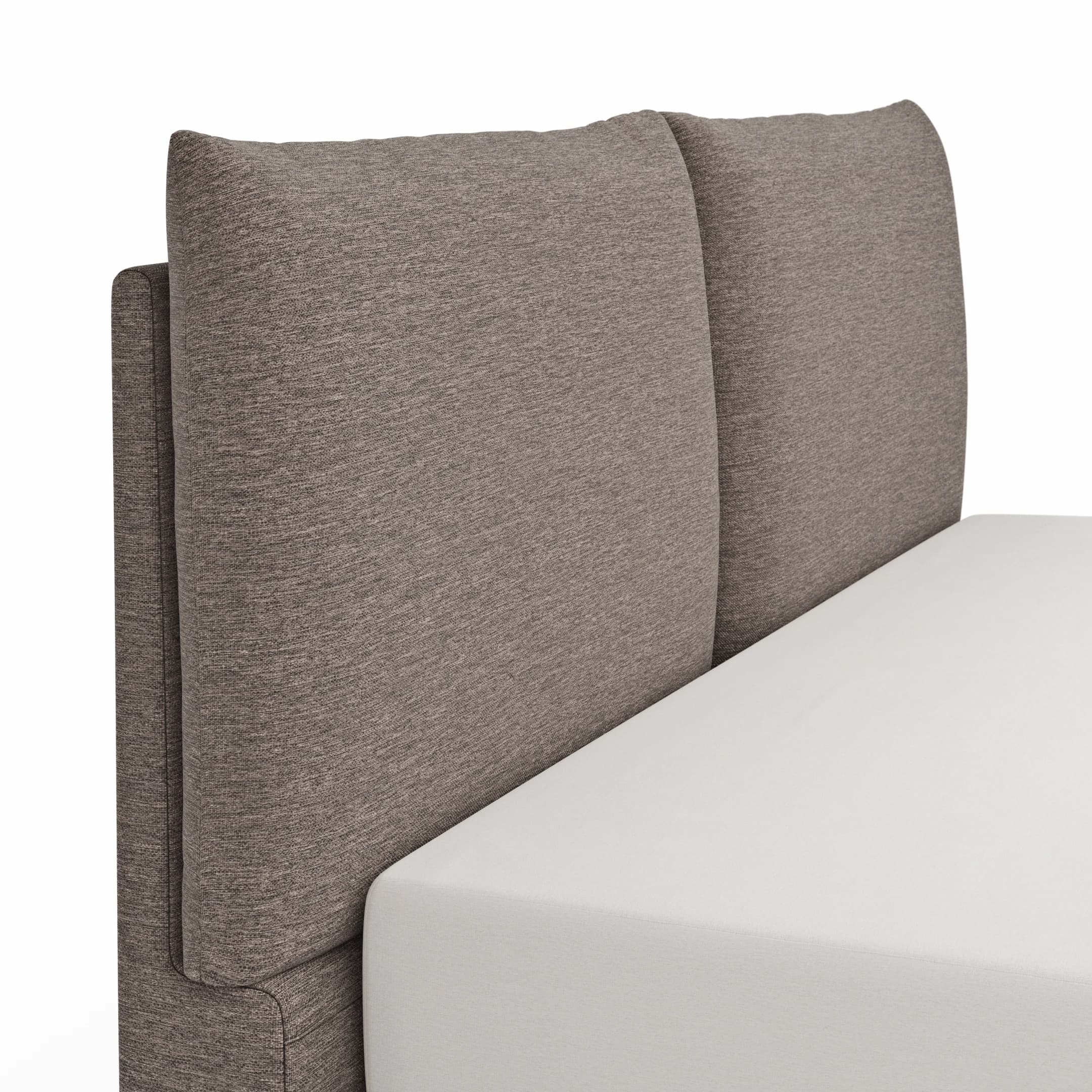 Boxspringbett Alpin - Liegefläche 160x200cm, Stoff, Anthrazit