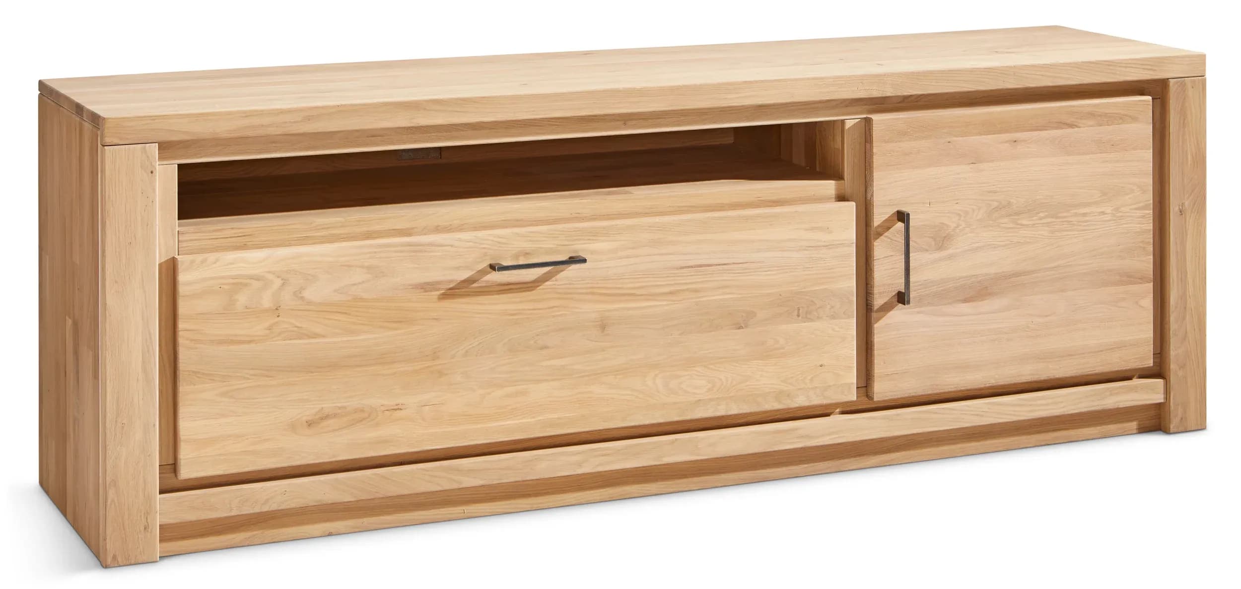 Lowboard Farmingdale - Eiche massiv, legno