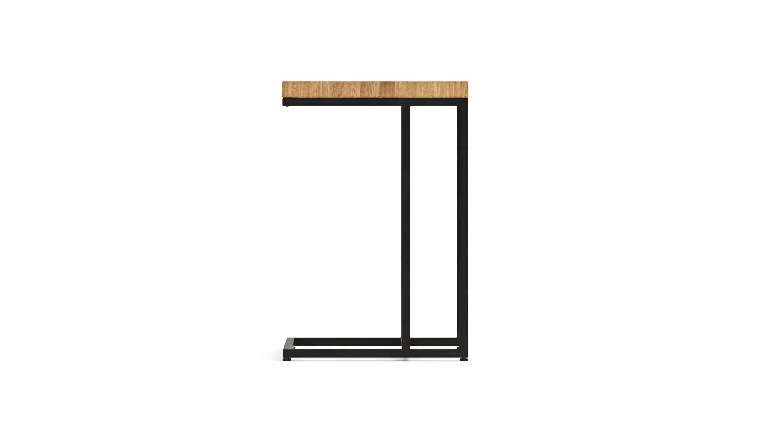 Beistelltisch Farmingdale - LBH ca. 45x45x67 cm, Eiche massiv, natur geölt