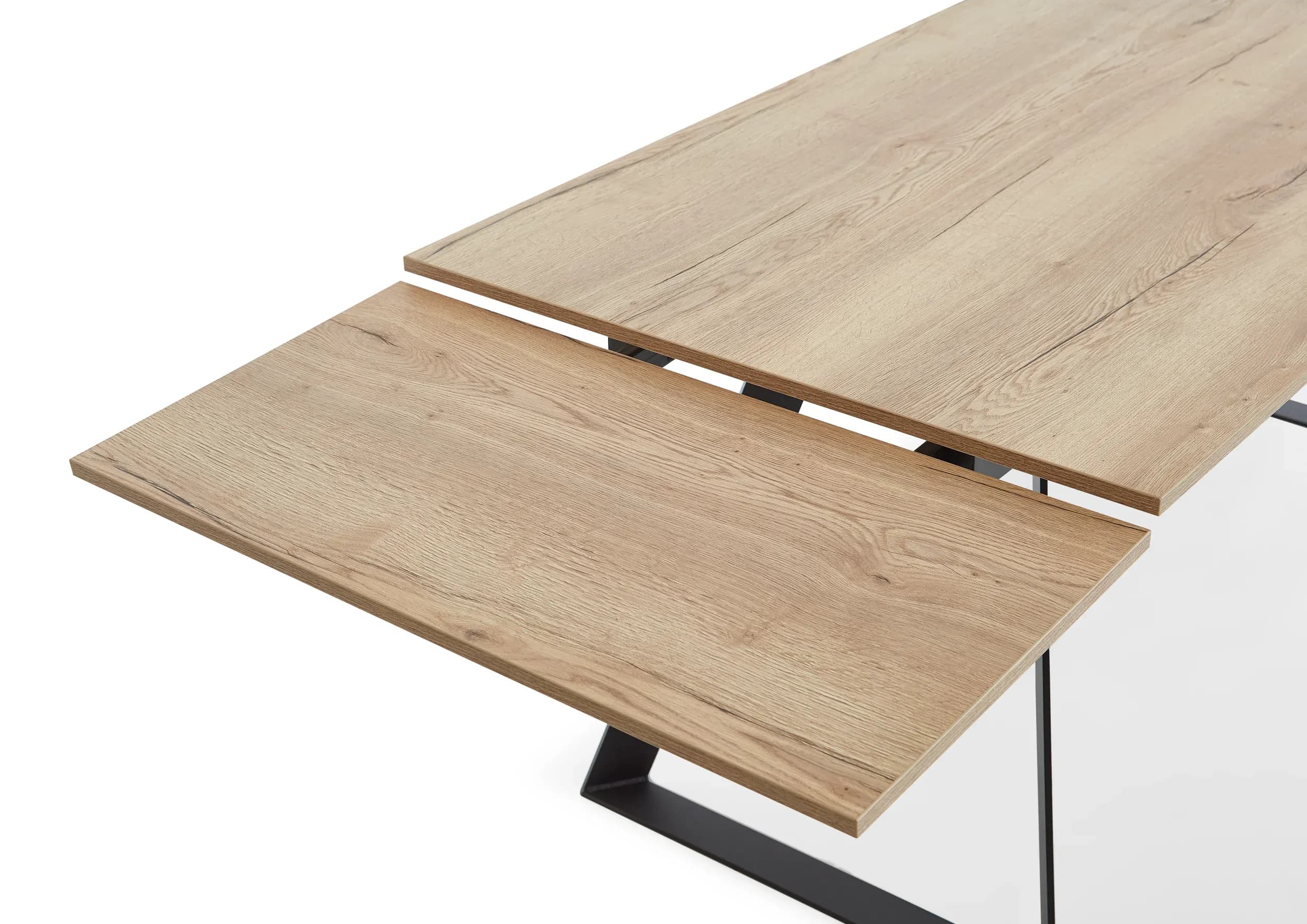 Esstisch - ausziehbar, LB ca. 180(270)x90 cm, Eiche