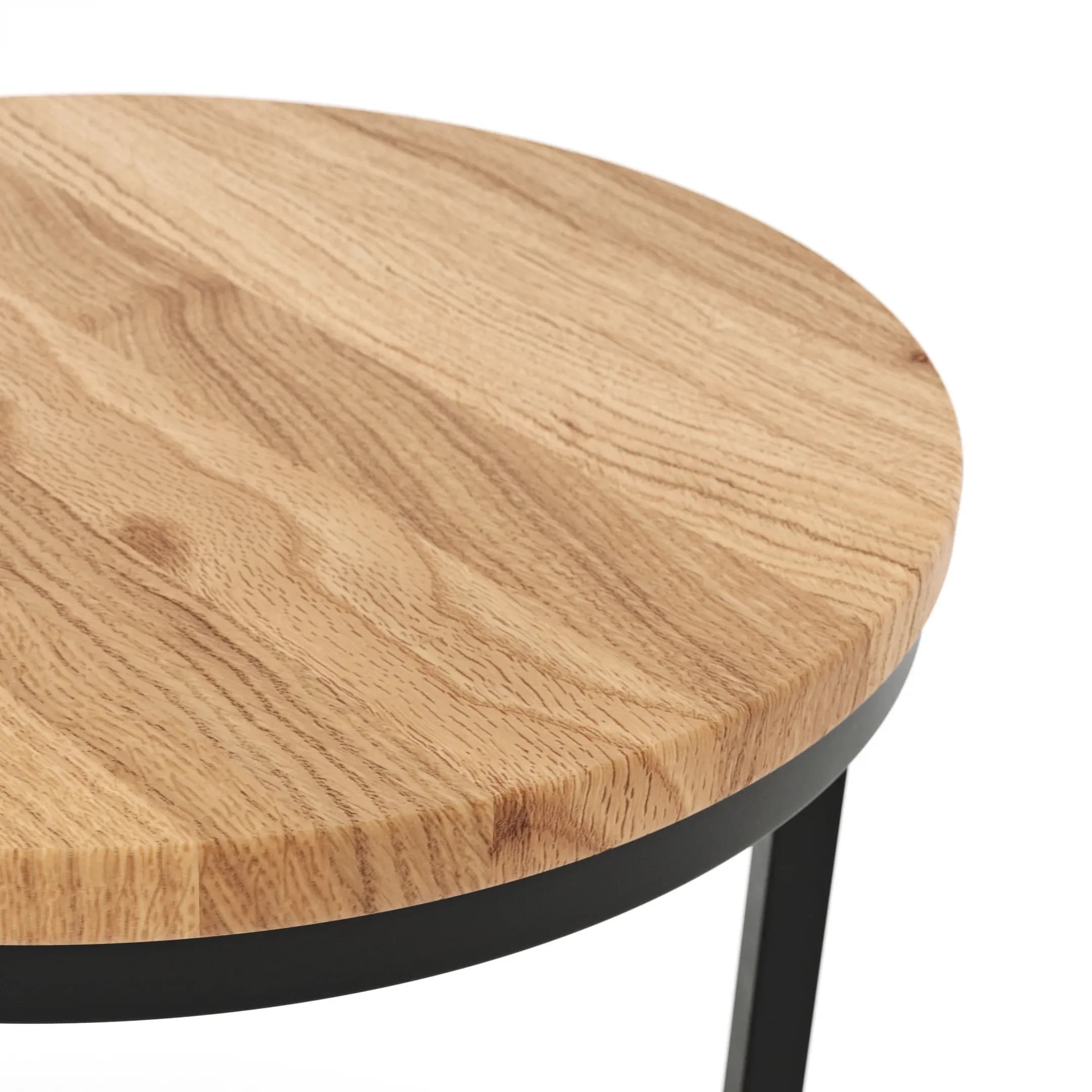 Couchtisch Albany - D ca. 40 cm, Eiche massiv