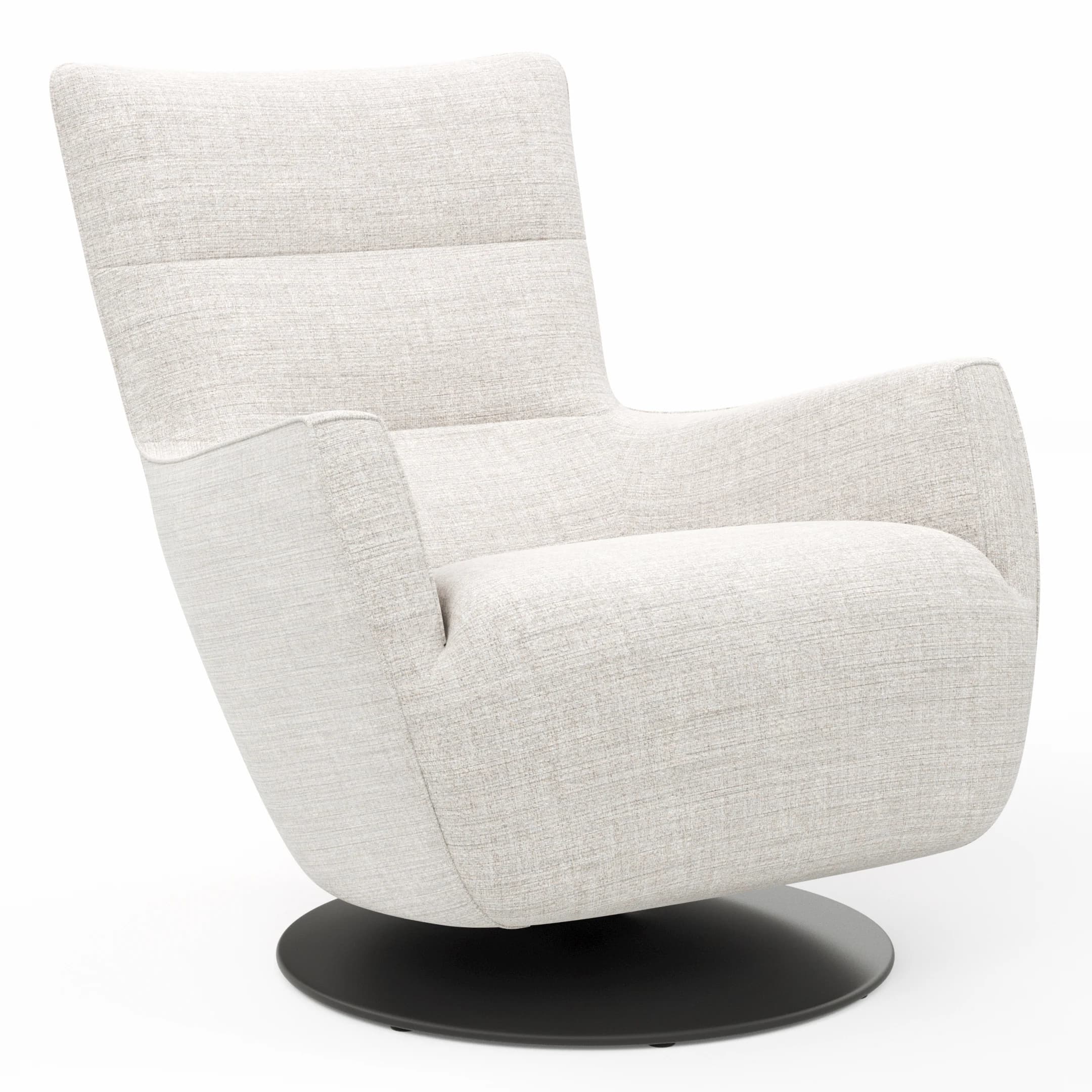 Sessel Lilaia - inkl. Dreh- und Wippfunktion, Stoff, Kaschmir