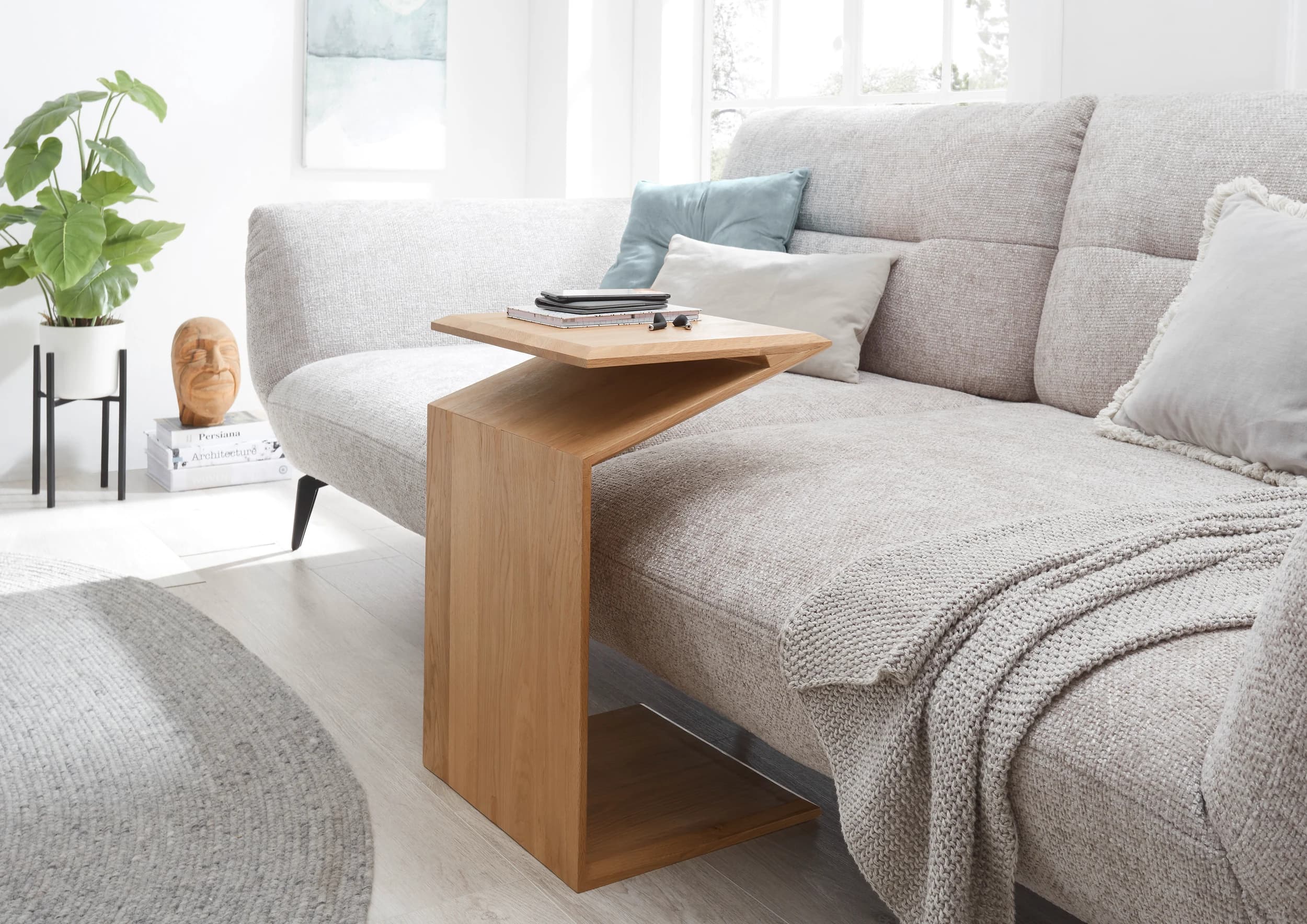 Couchtisch - LBH ca. 60x40x35 cm, Eiche massiv