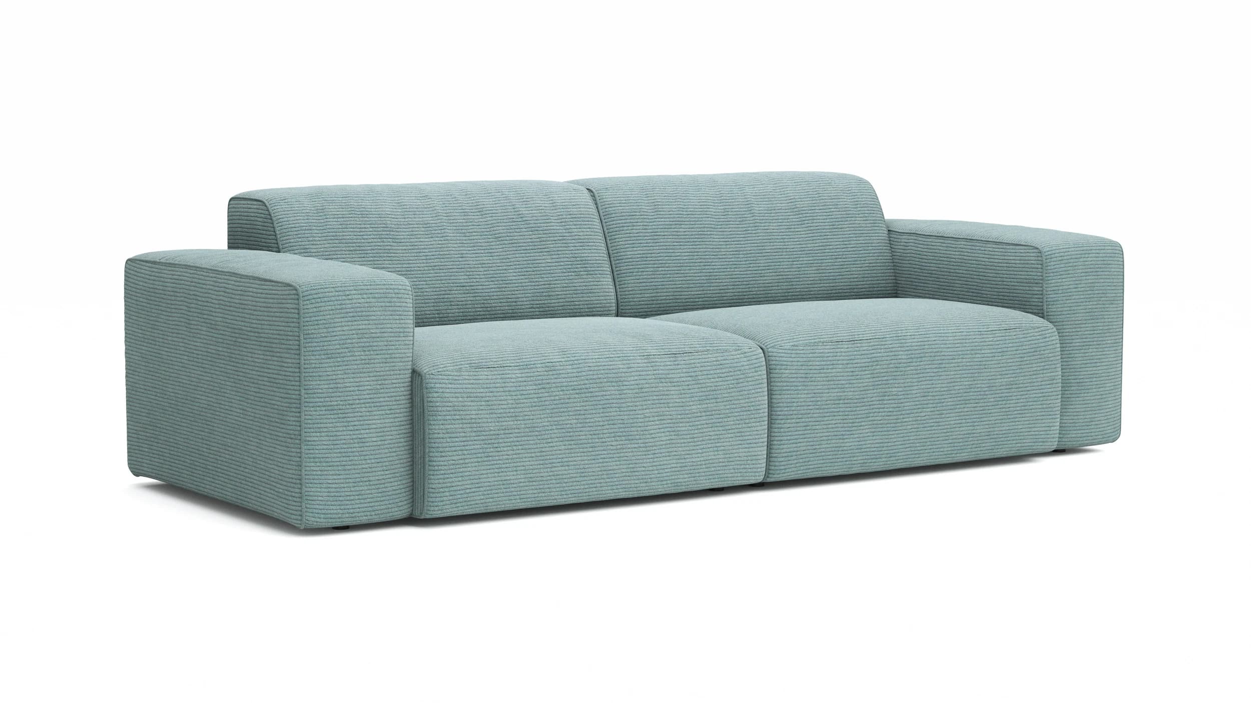 Sofa Elementos - 3-Sitzer XL, Stoff, Seablue