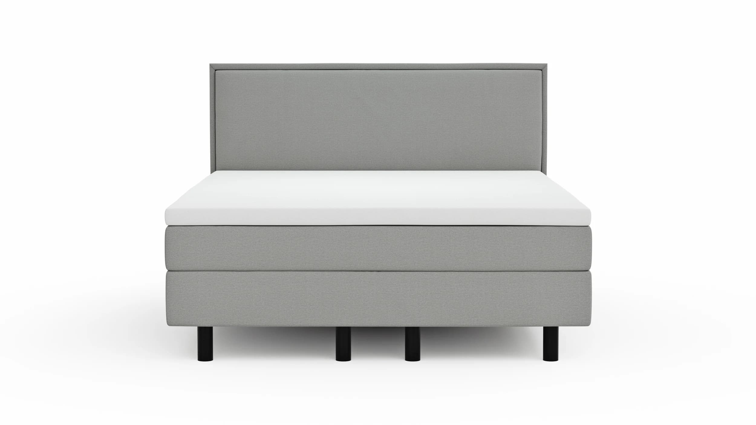 Boxspringbett Valencia - Liegefläche ca. 160x200 cm, Stoff, Zink
