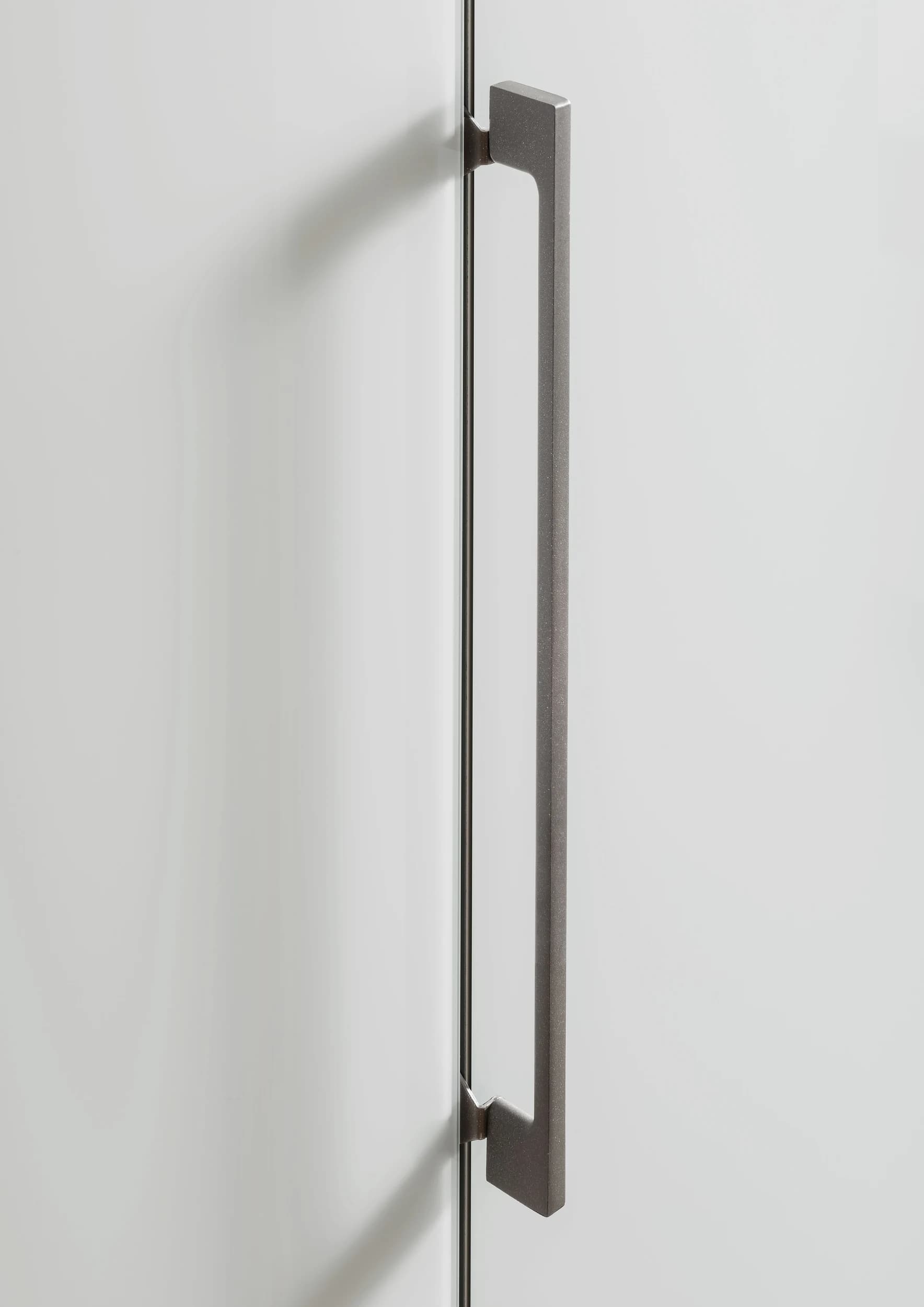 Drehtürenschrank Marbella - B. ca. 296cm, Korpus, Front Glas, Weiß