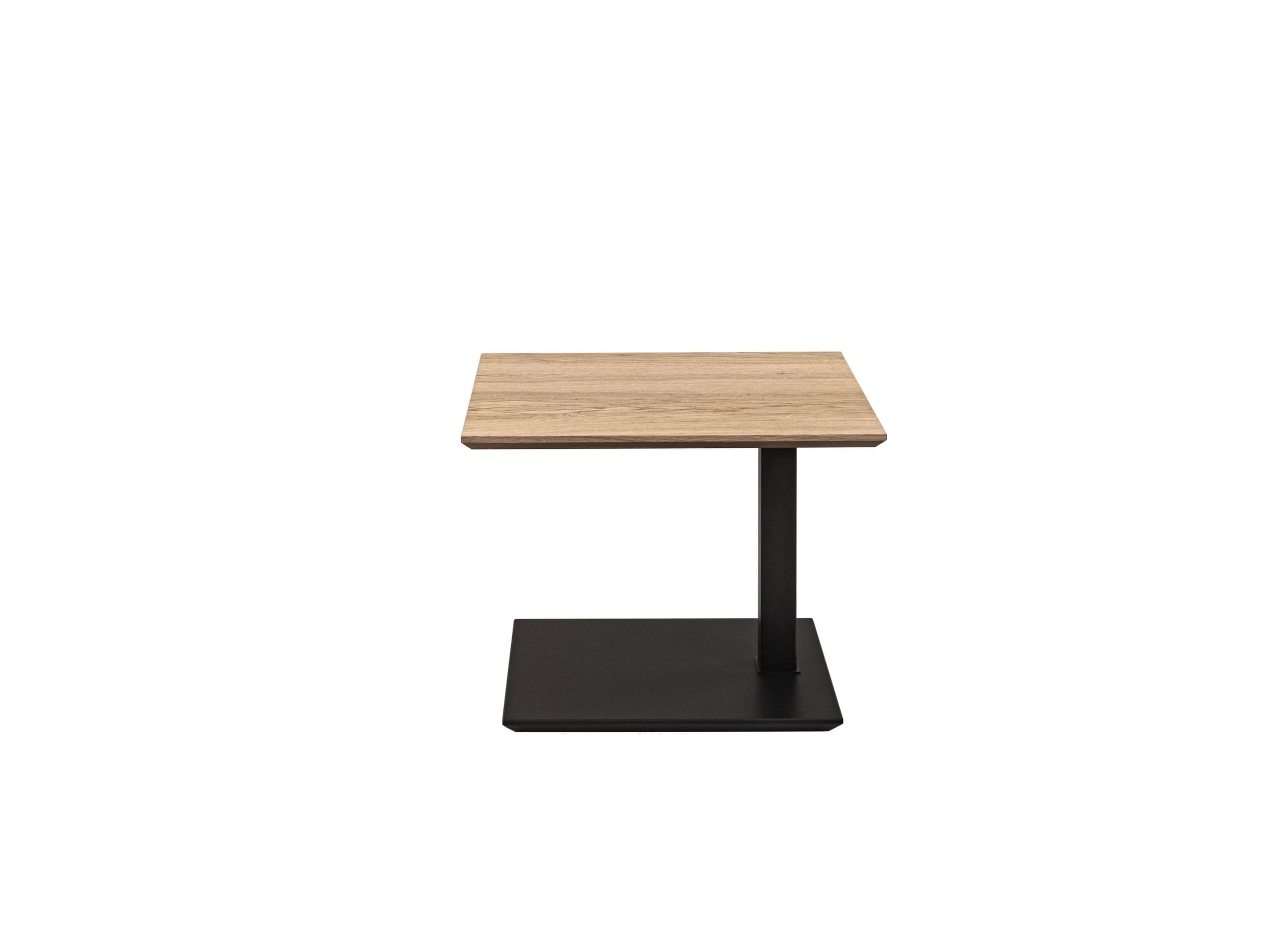 Couchtisch - höhenverstellbar, LBH. ca. 55x47x47-65 cm, Wildeiche