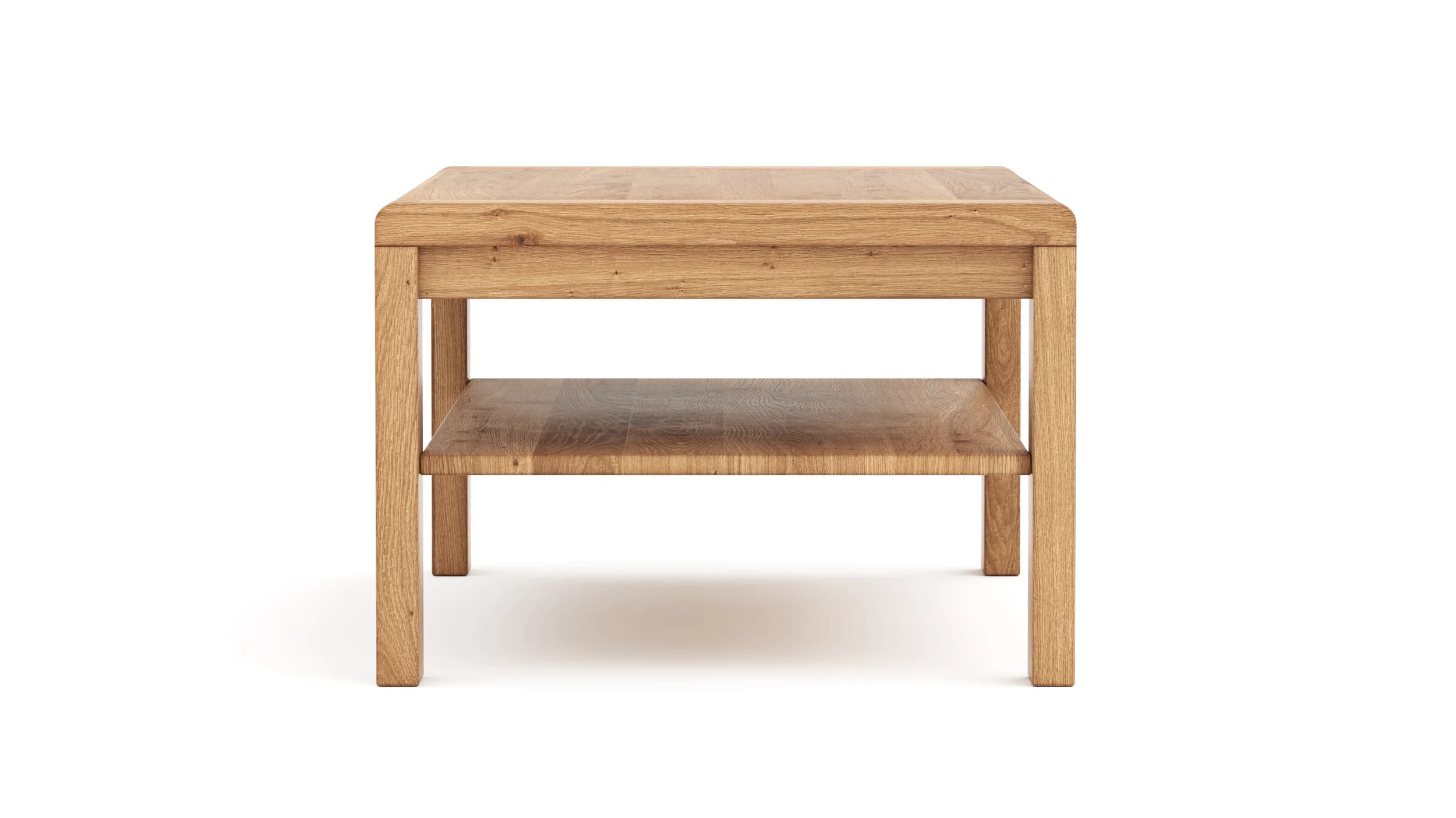 Couchtisch Cartago Soft - BHT ca. 115x45x65 cm, Wildeiche massiv, natur geölt