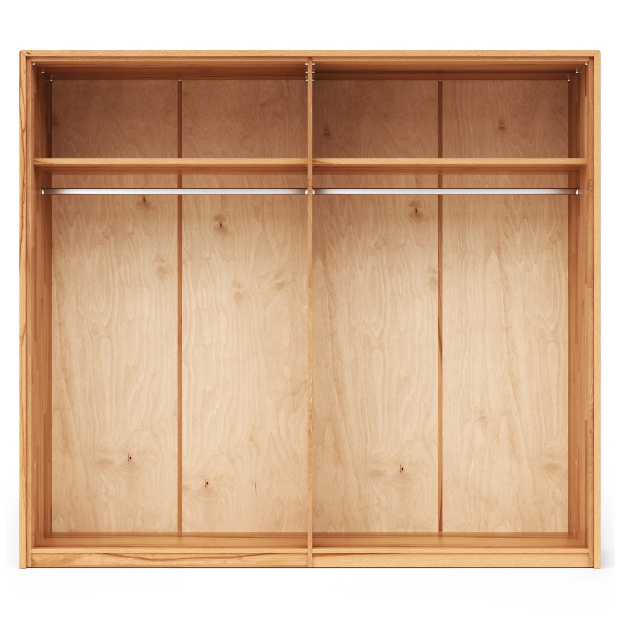 Drehtürenschrank Tigris - inkl. Passepartout, B. ca. 245cm, Kernbuche massiv, geölt