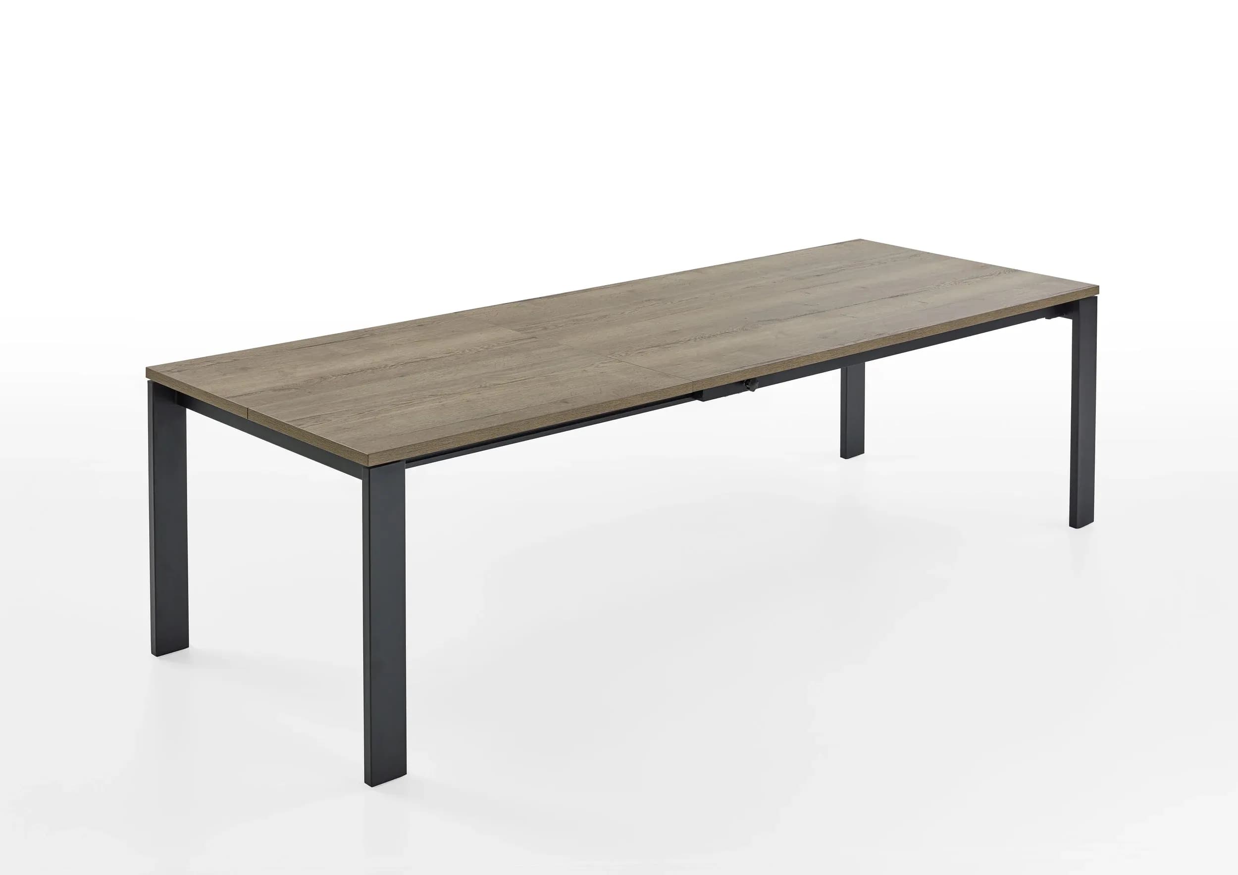 Esstisch - ausziehbar, LB ca. 180x100cm, Dekor Halifax Tabak