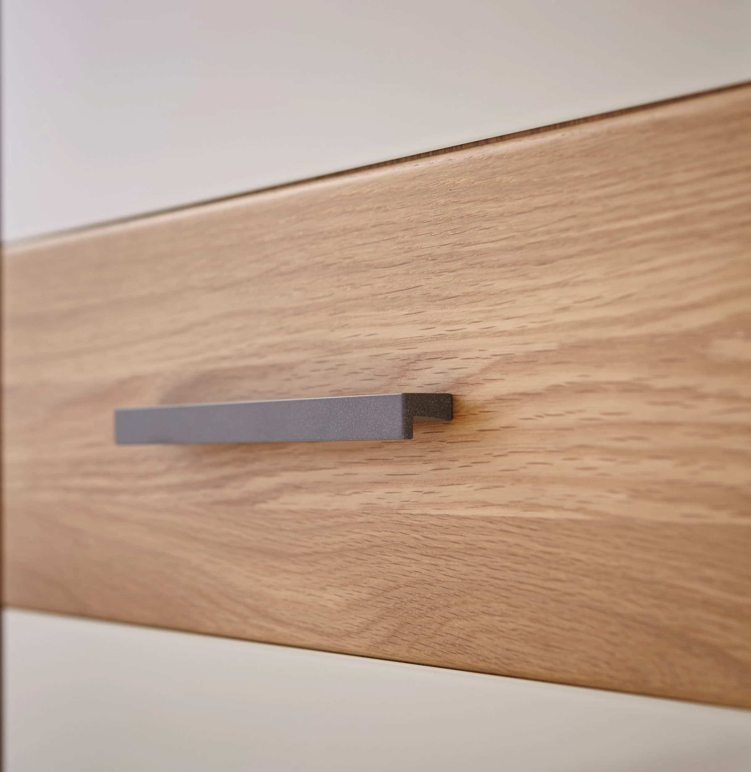 Drehtürenschrank Lenoso - B. ca. 200 cm, Glas Champagner, Spiegel