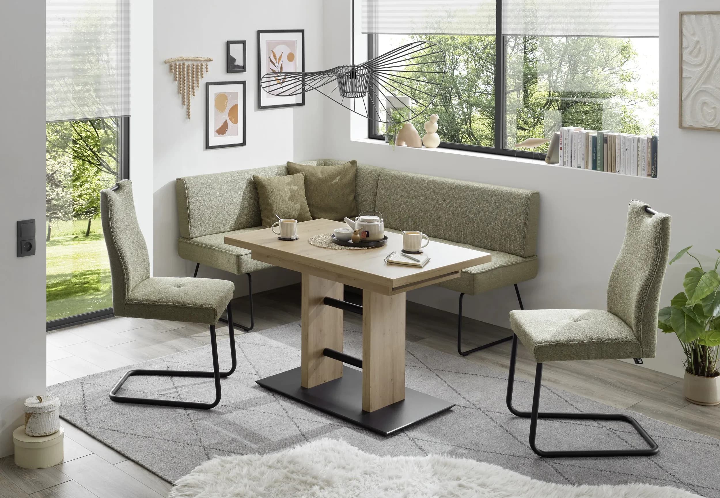 Esstisch EM Variantes - ausziehbar, LB ca. 110(150)x70 cm, Artisaneiche Nachbildung