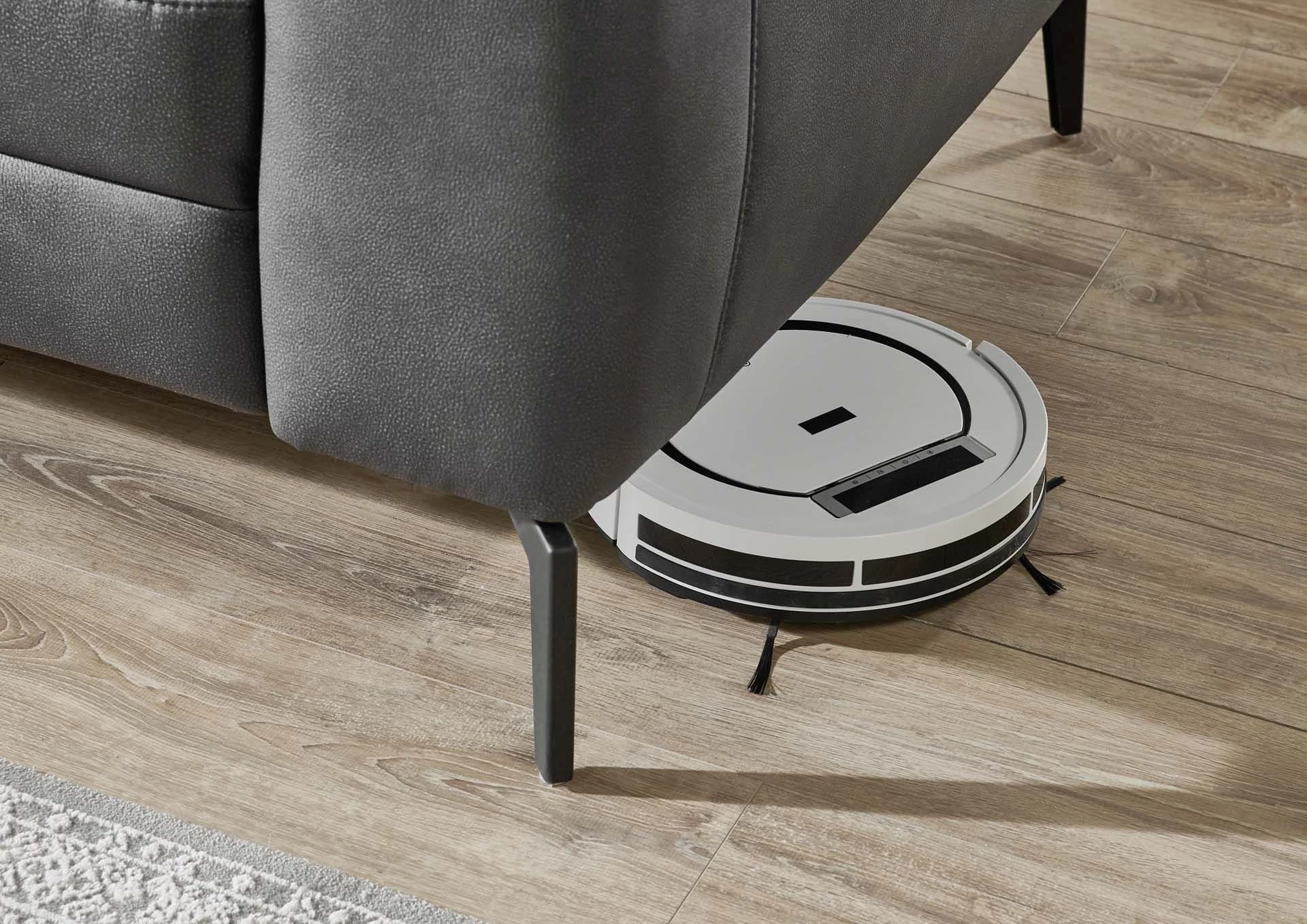Sofa - 2,5-Sitzer, Kopfteil verstellbar, Stoff, Graphit