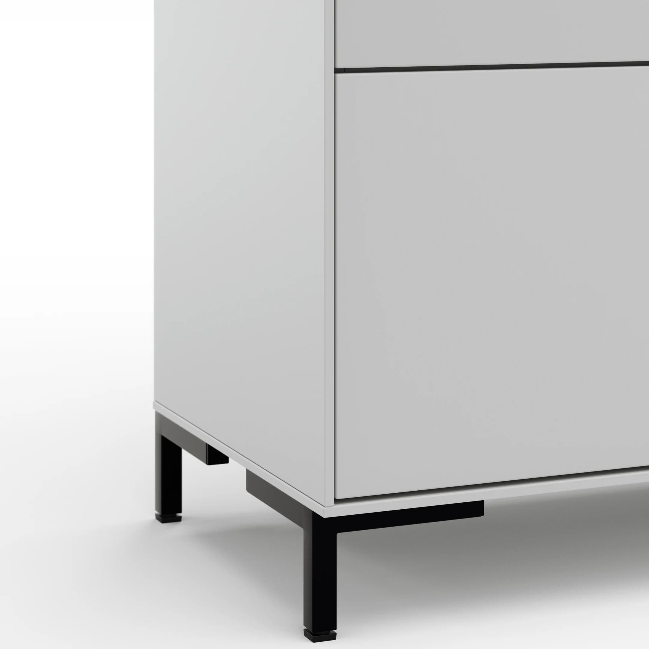 Sideboard Medio - Lack, Weiß