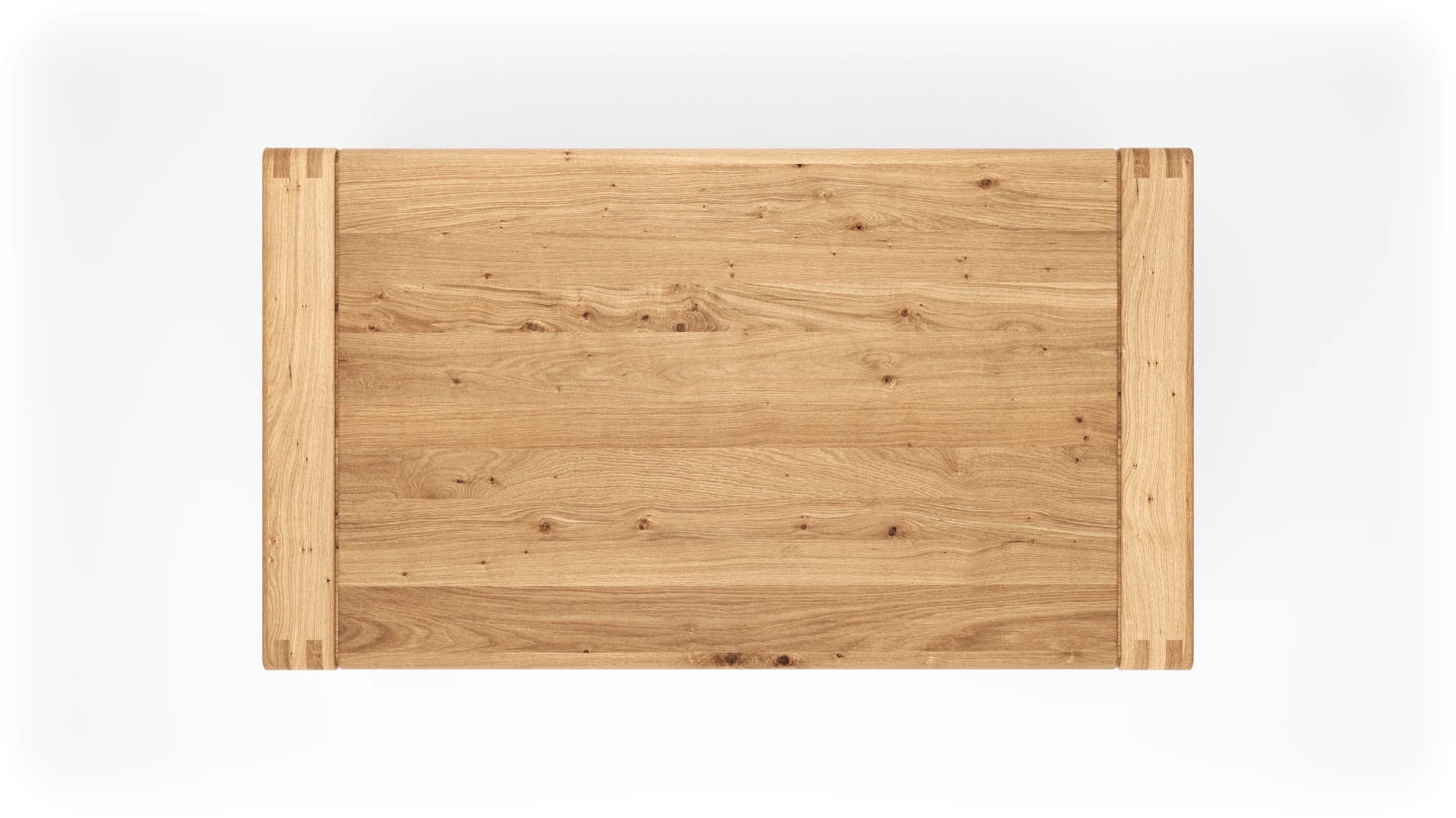 Couchtisch Cartago Soft - BHT ca. 115x45x65 cm, Wildeiche massiv, natur geölt