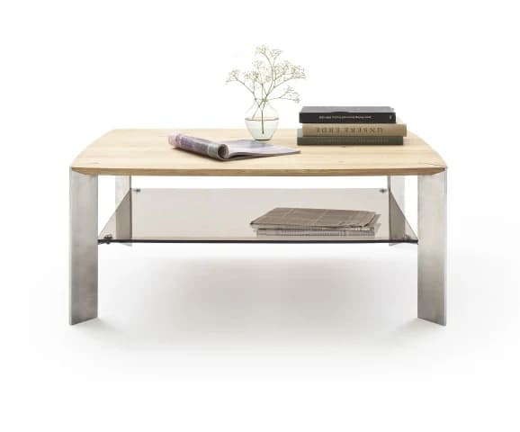 Couchtisch - LBH ca. 80x80x41 cm, Asteiche massiv