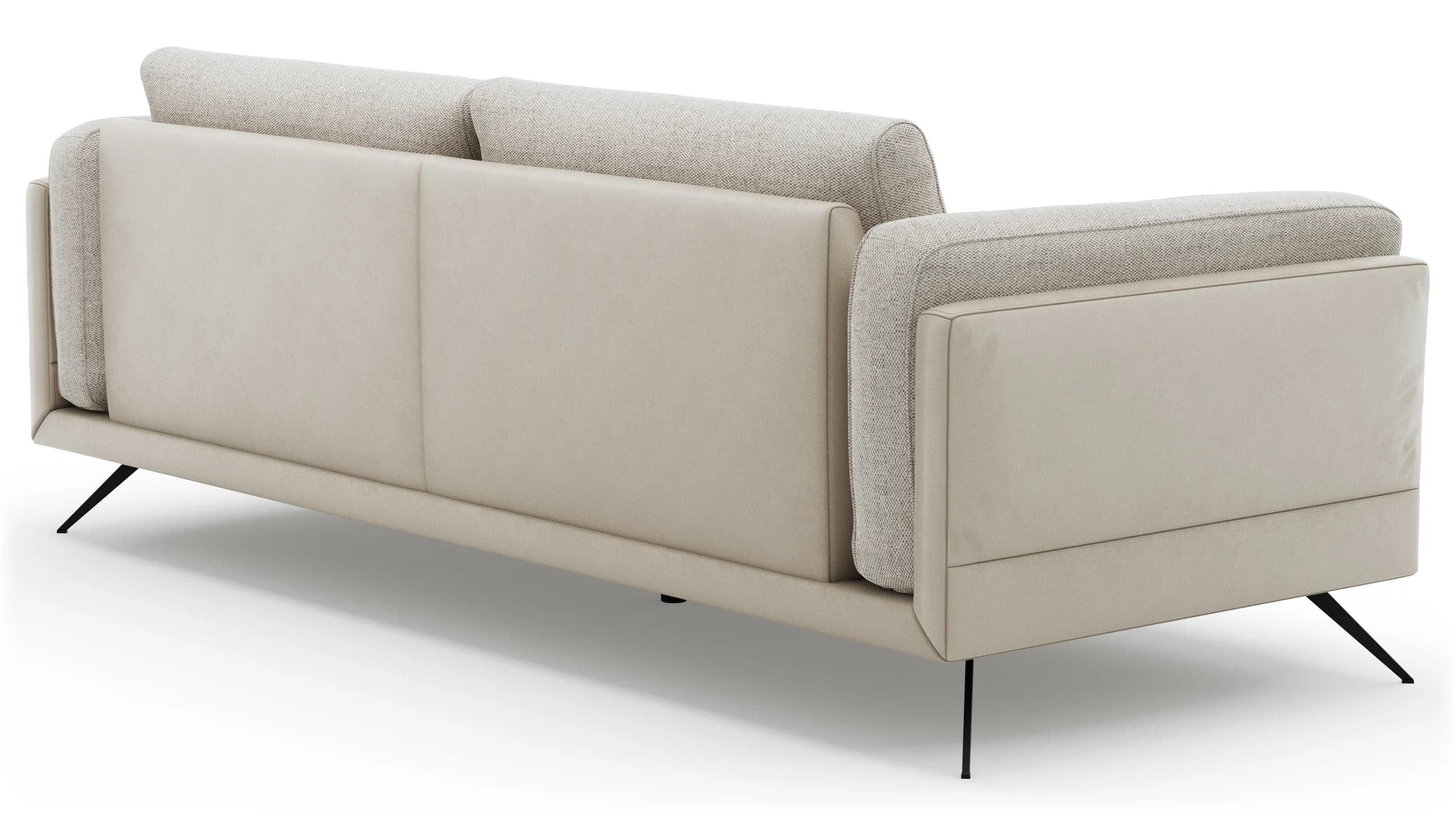 Sofa Valdemoro - 3-Sitzer, Stoff, Creme