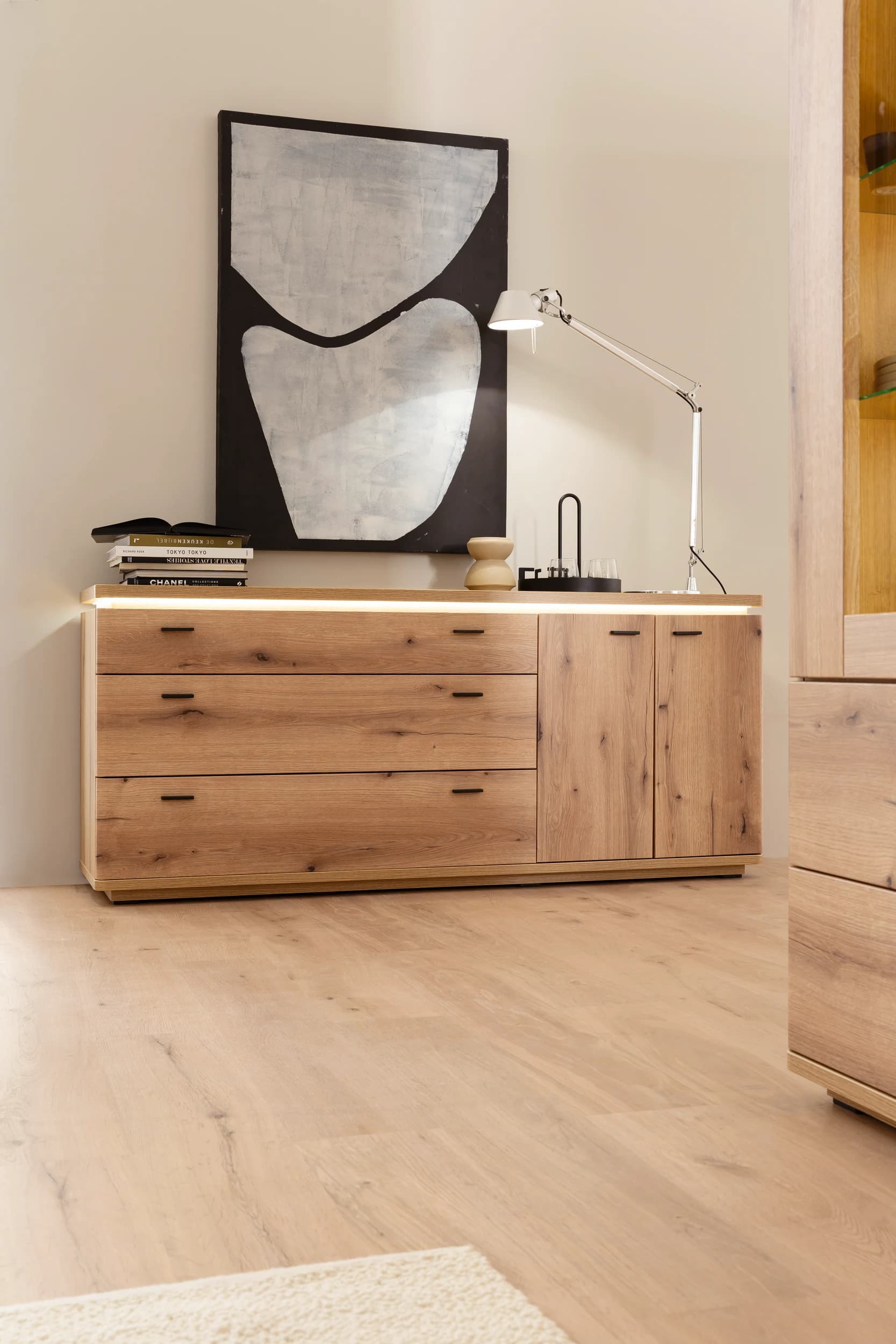 Sideboard - Eiche Nachbildung