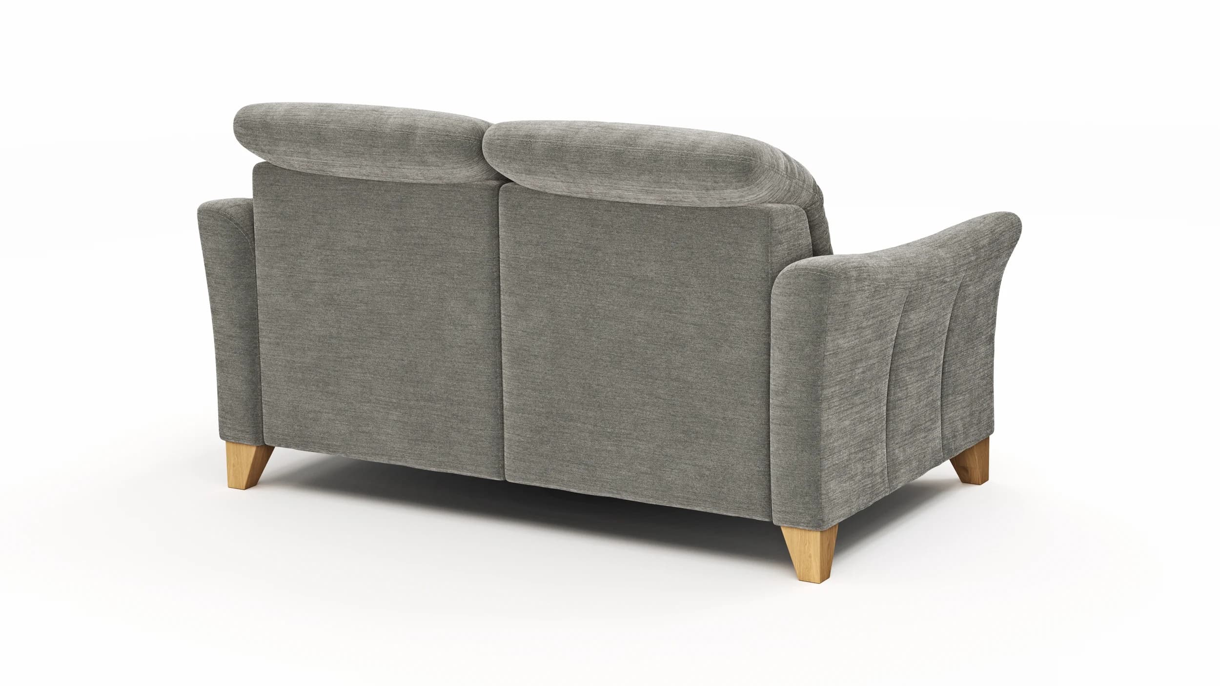 Sofa Canterbury - 2,5-Sitzer, Stoff, Silbergrau