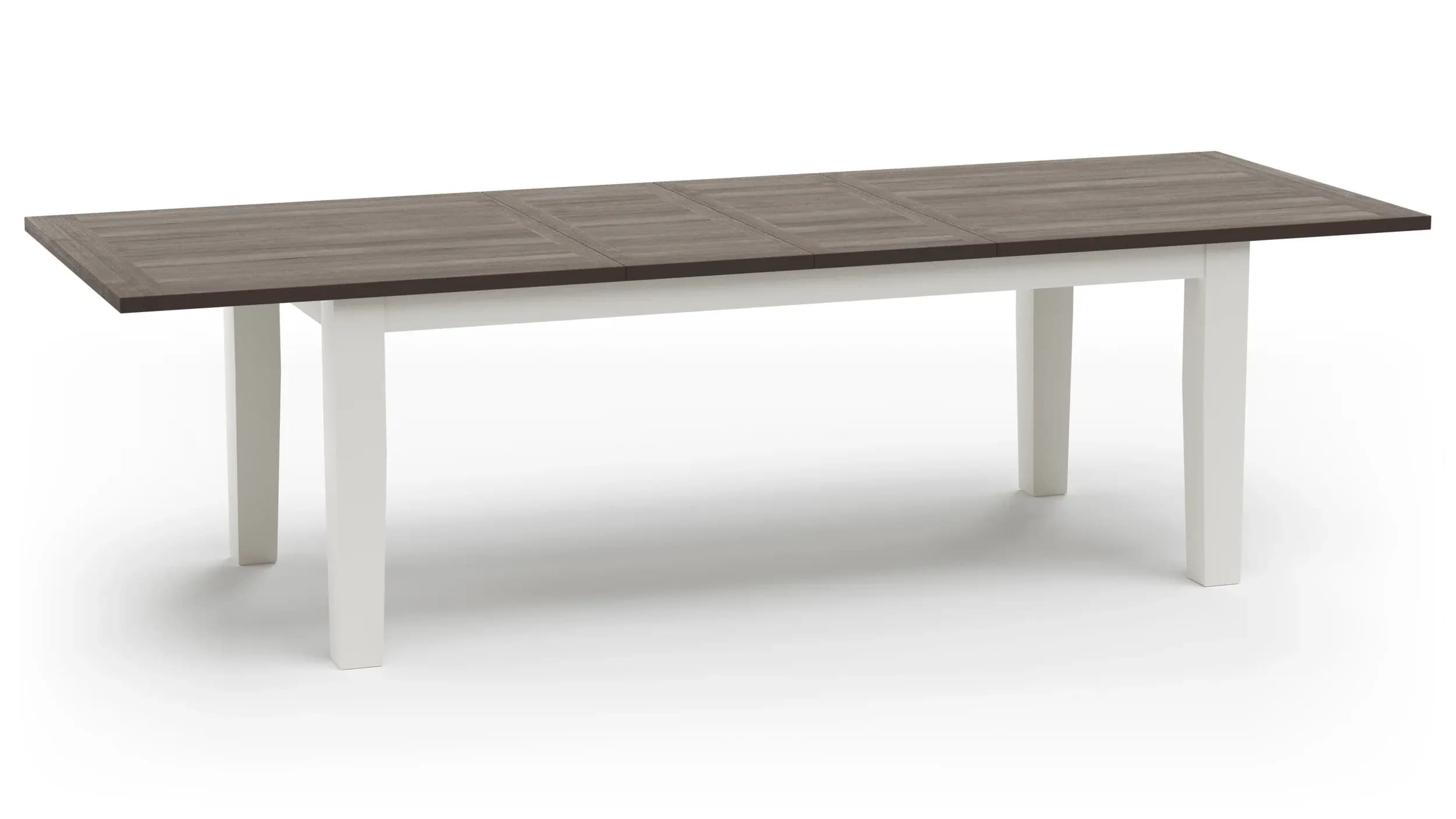 Esstisch Litchfield - ausziehbar, LB ca. 200(240,280)x100 cm, Eichenfurnier, XO Gray
