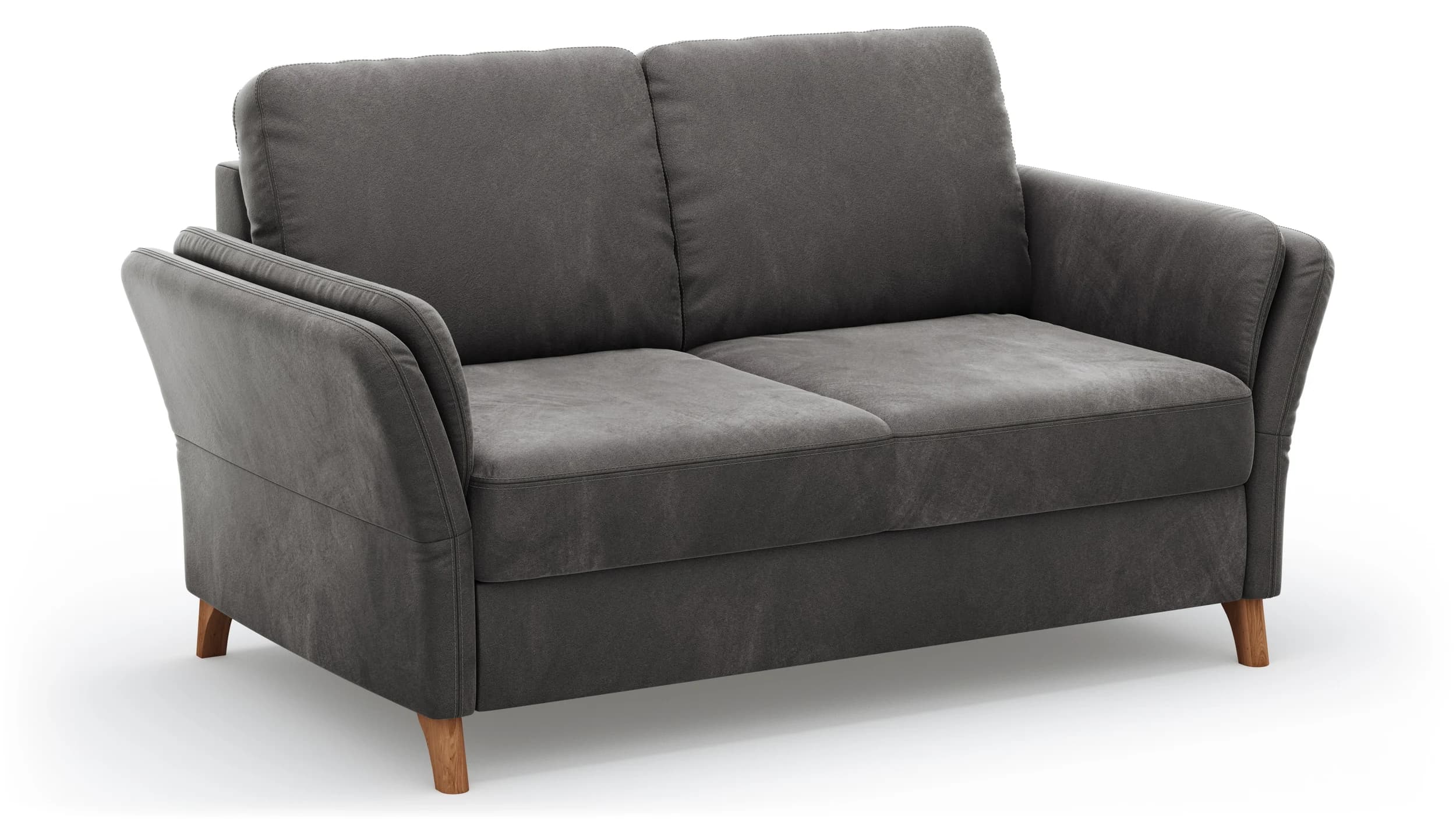 Sofa Vayra - 2,5-Sitzer, Stoff, Anthrazit