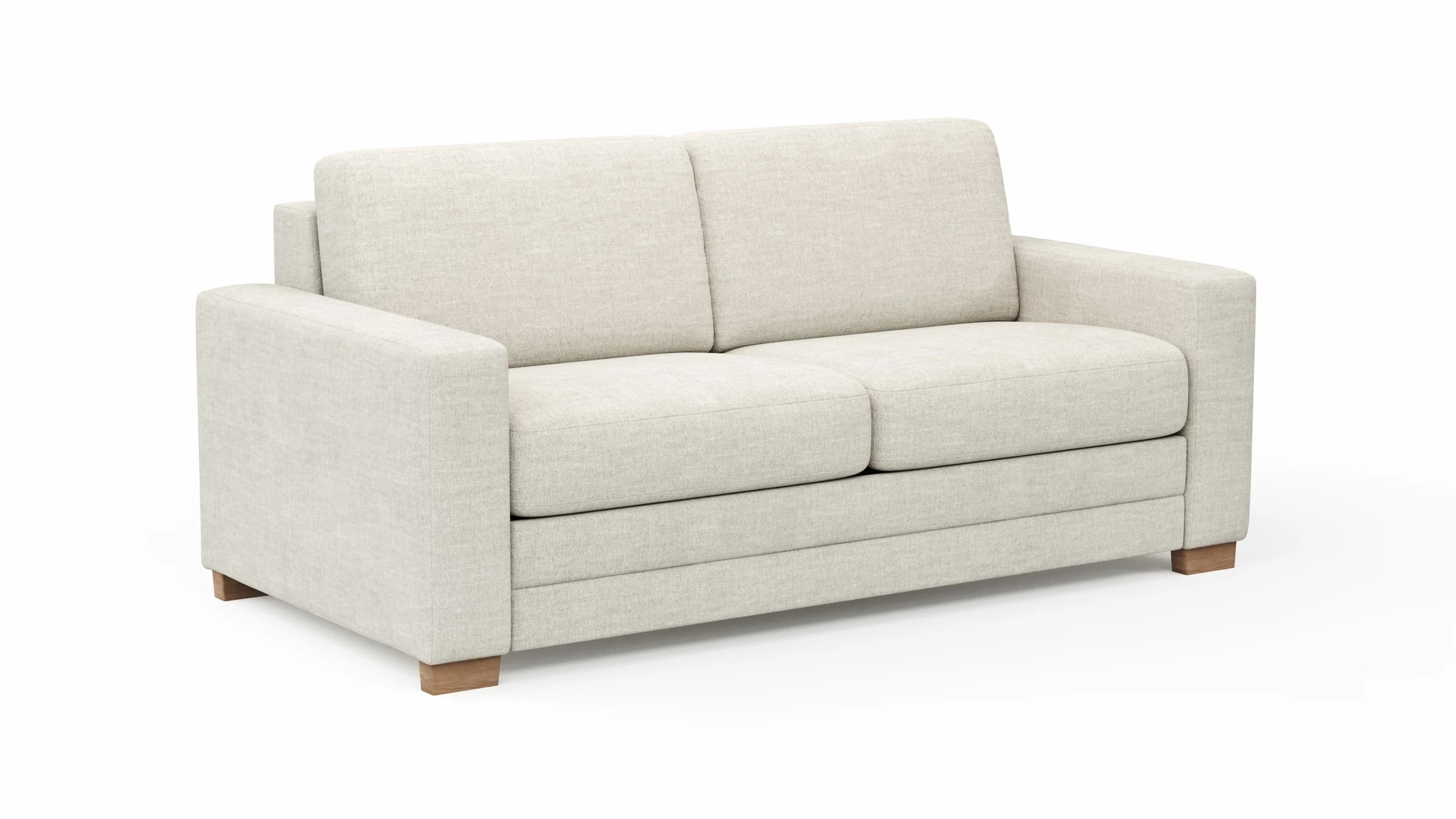 Sofa Lakeville 1 - 2-Sitzer inkl. Schlaffunktion, Stoff, Natur