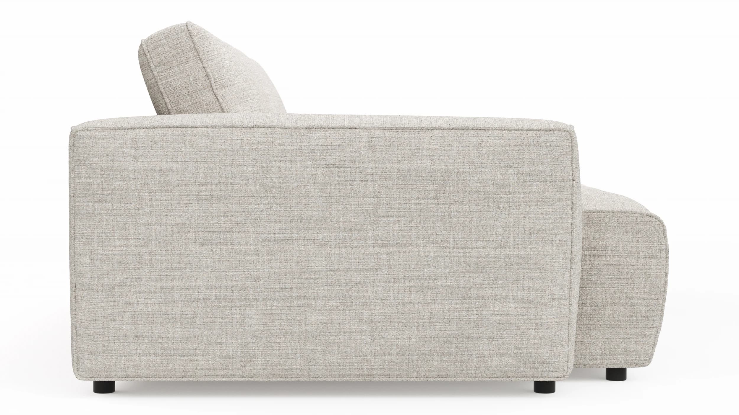 Bigsofa Lilaia - 3-Sitzer Tief, Stoff, Kaschmir
