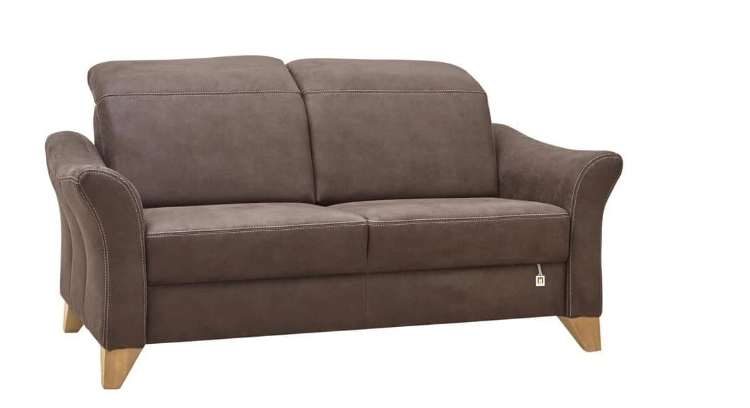 Sofa Canterbury - 2,5-Sitzer, Stoff, Dunkelbraun