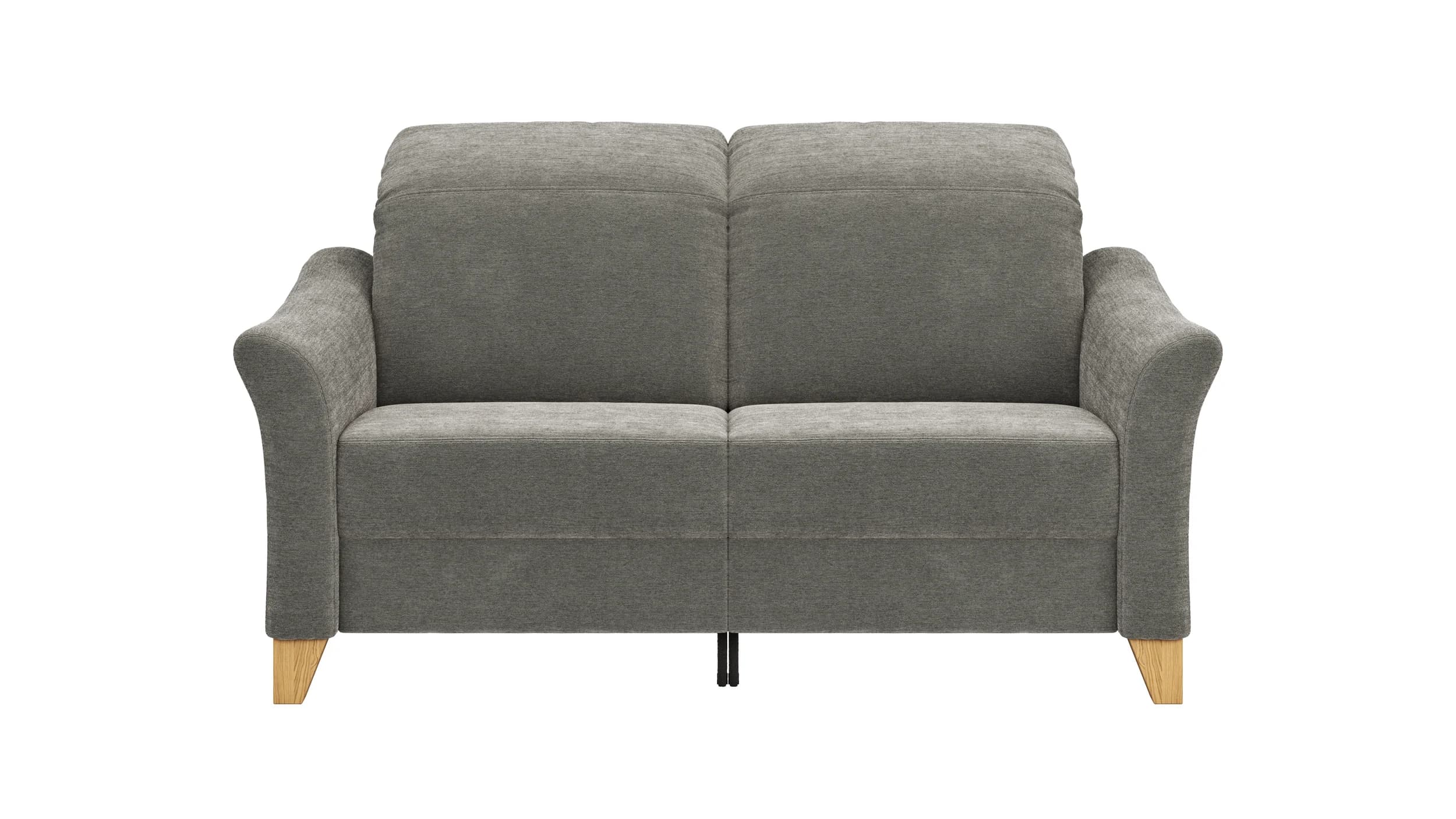 Sofa Canterbury - 2,5-Sitzer inkl. Relaxfunktion/Kopfteil verstellbar (motorisch), Stoff, Silbergrau