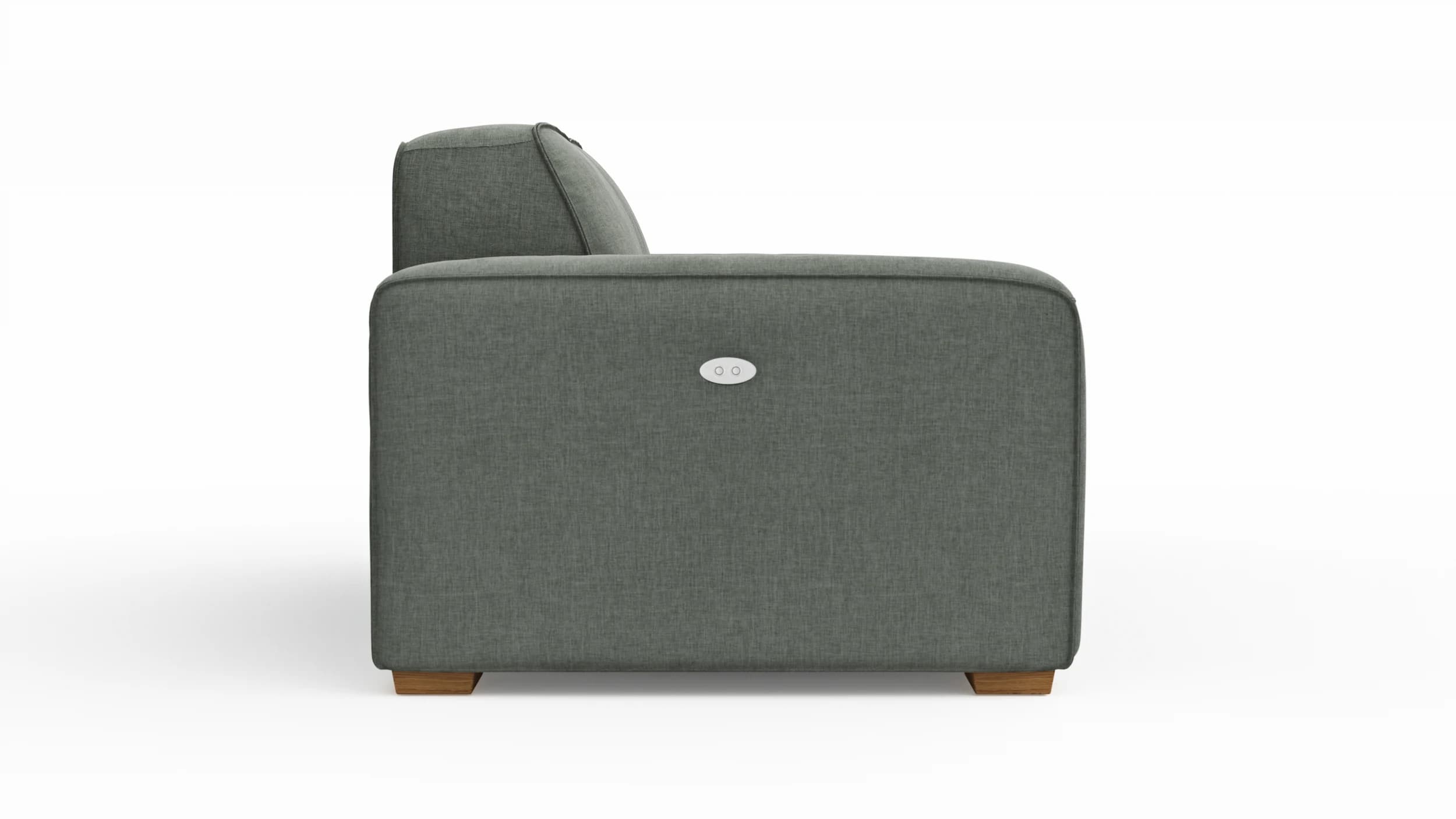 Sofa Denver - 2,5-Sitzer, inkl. Sitzvorzug (motorisch) Stoff, Grau