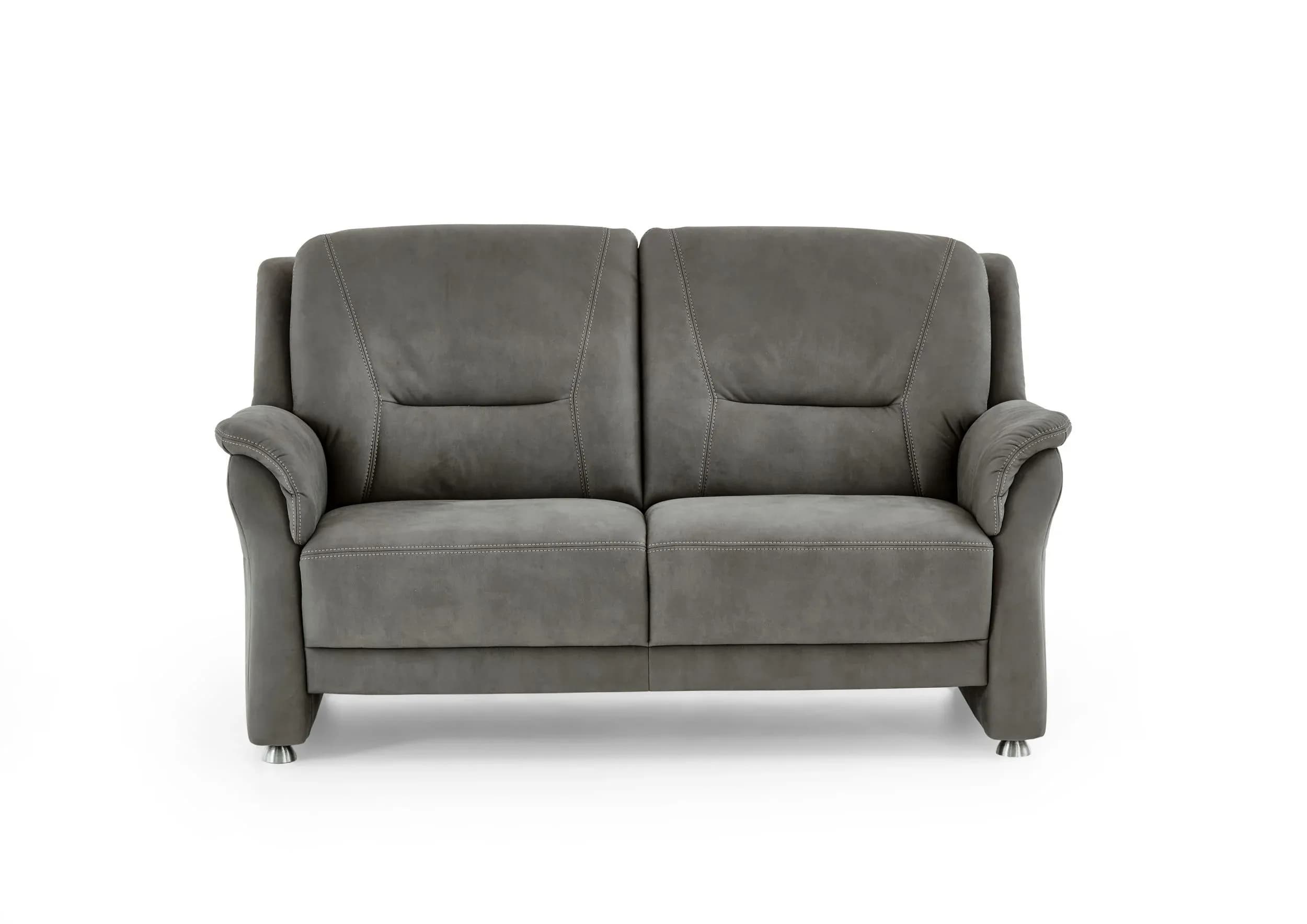 Sofa - 2-Sitzer, Stoff, Grau